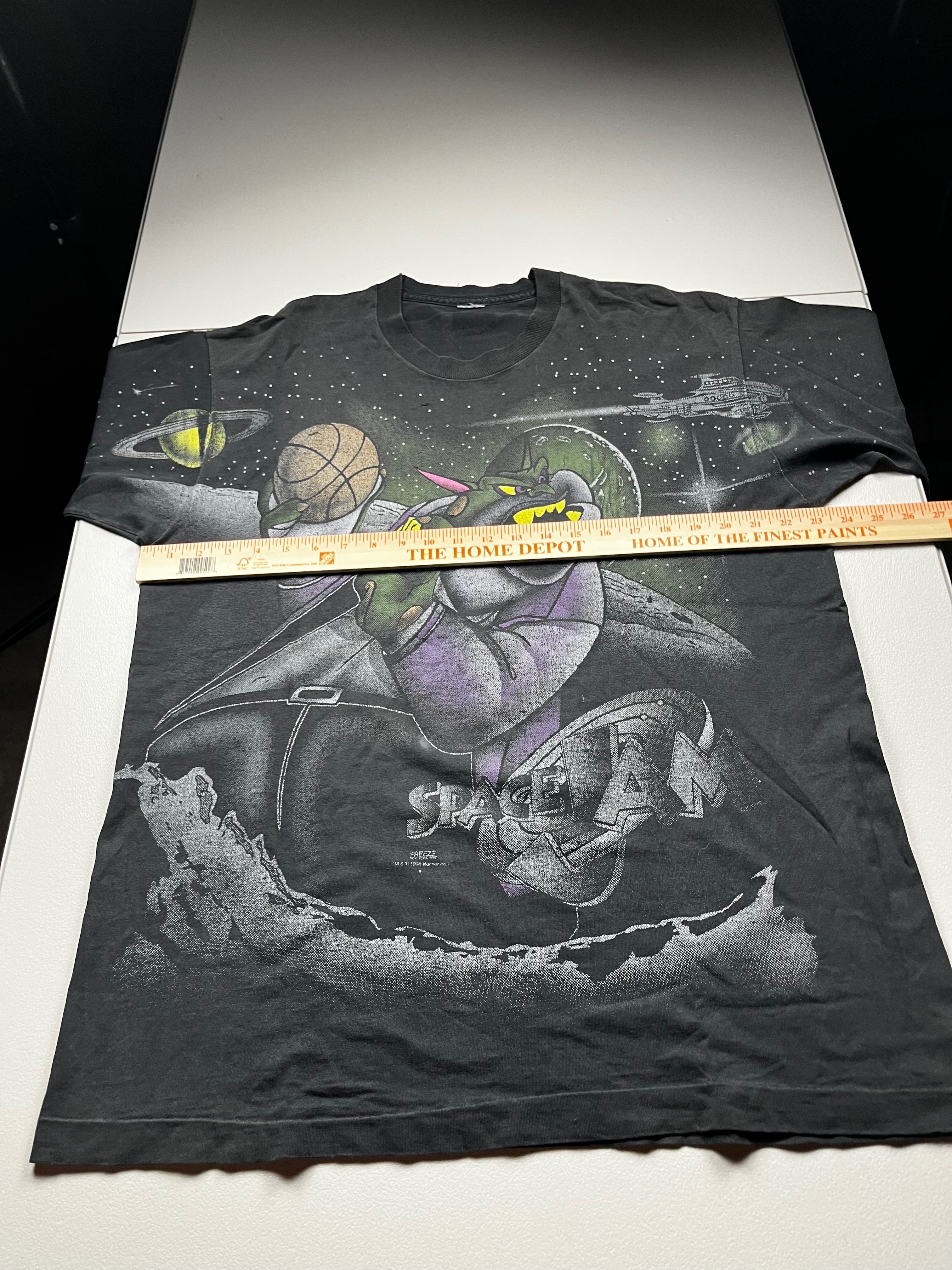 Vintage 1996 Space Jam Monstars All Over Print T-Shirt