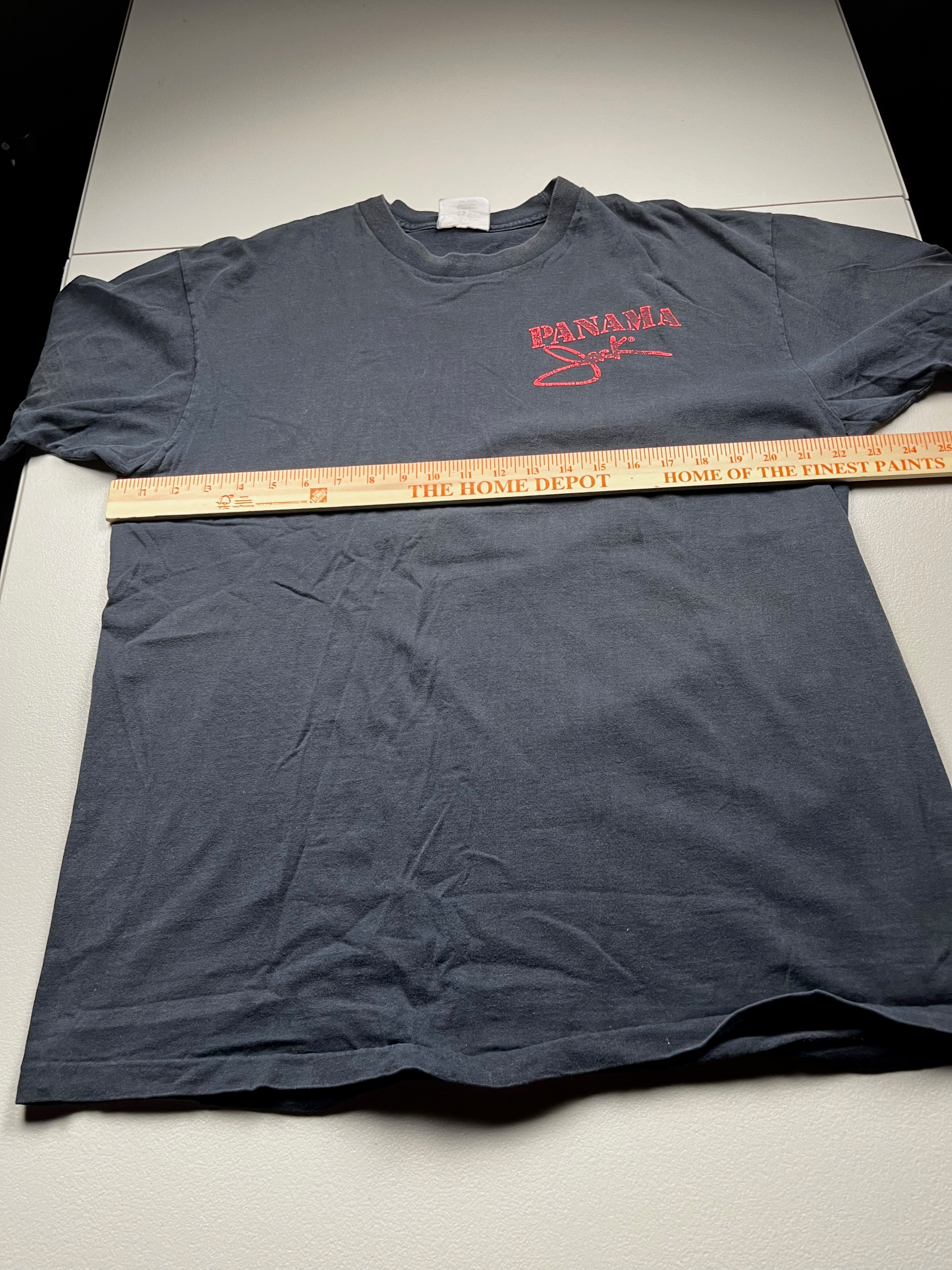 Vintage Panama Jack Left Chest Logo T-Shirt Black