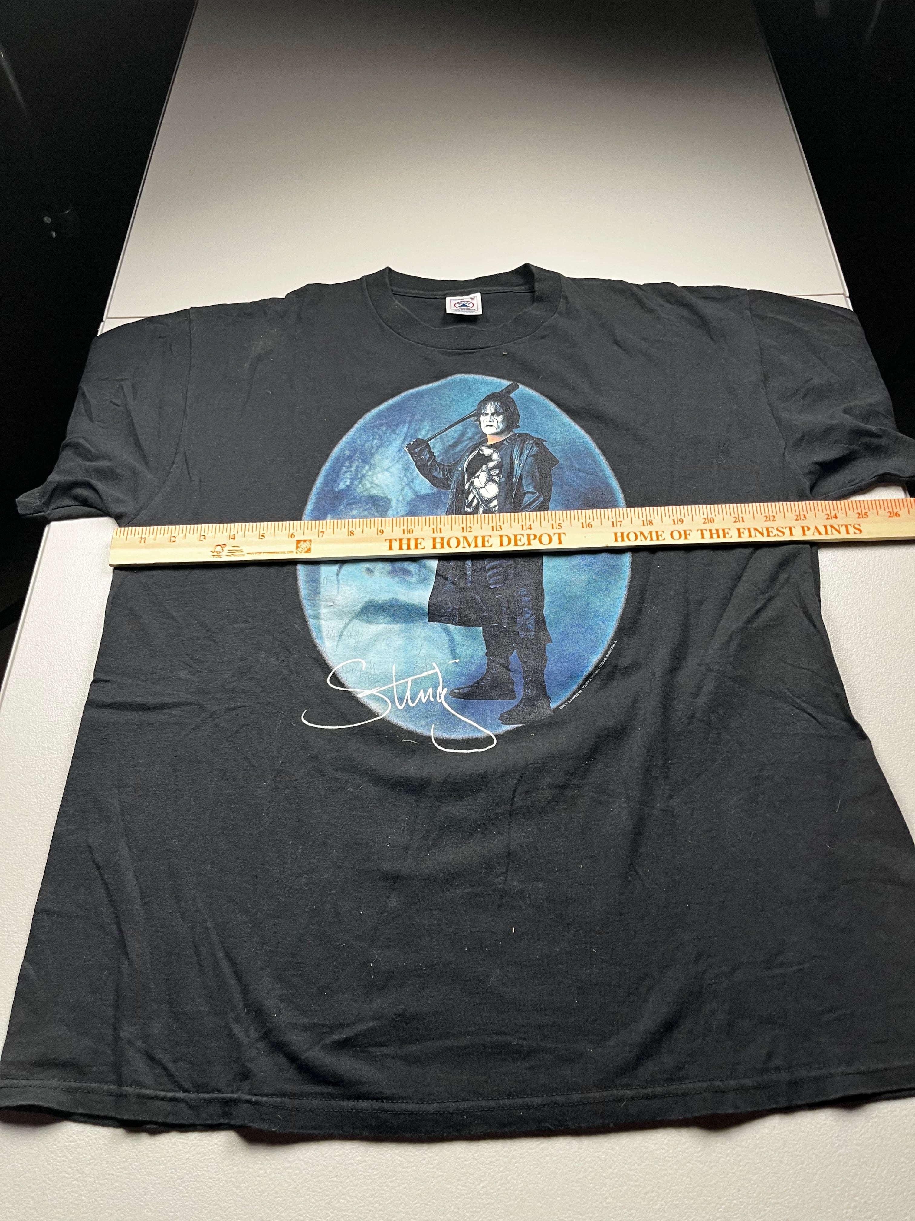 Vintage WCW Sting Wrestling Graphic T-Shirt Black