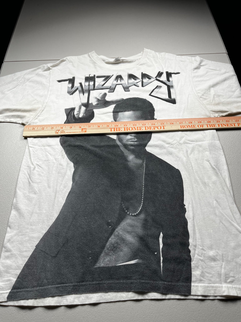 Vintage Kid Cudi Wizard Rap Tour Graphic T-Shirt White