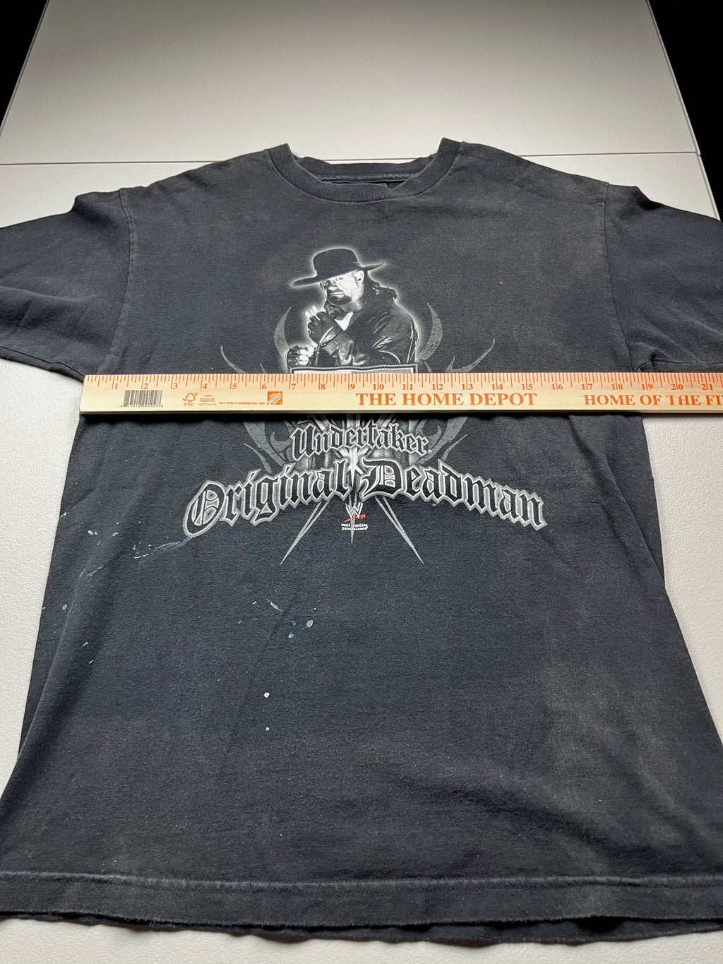 Vintage WWE Undertaker Original Deadman T-Shirt Black