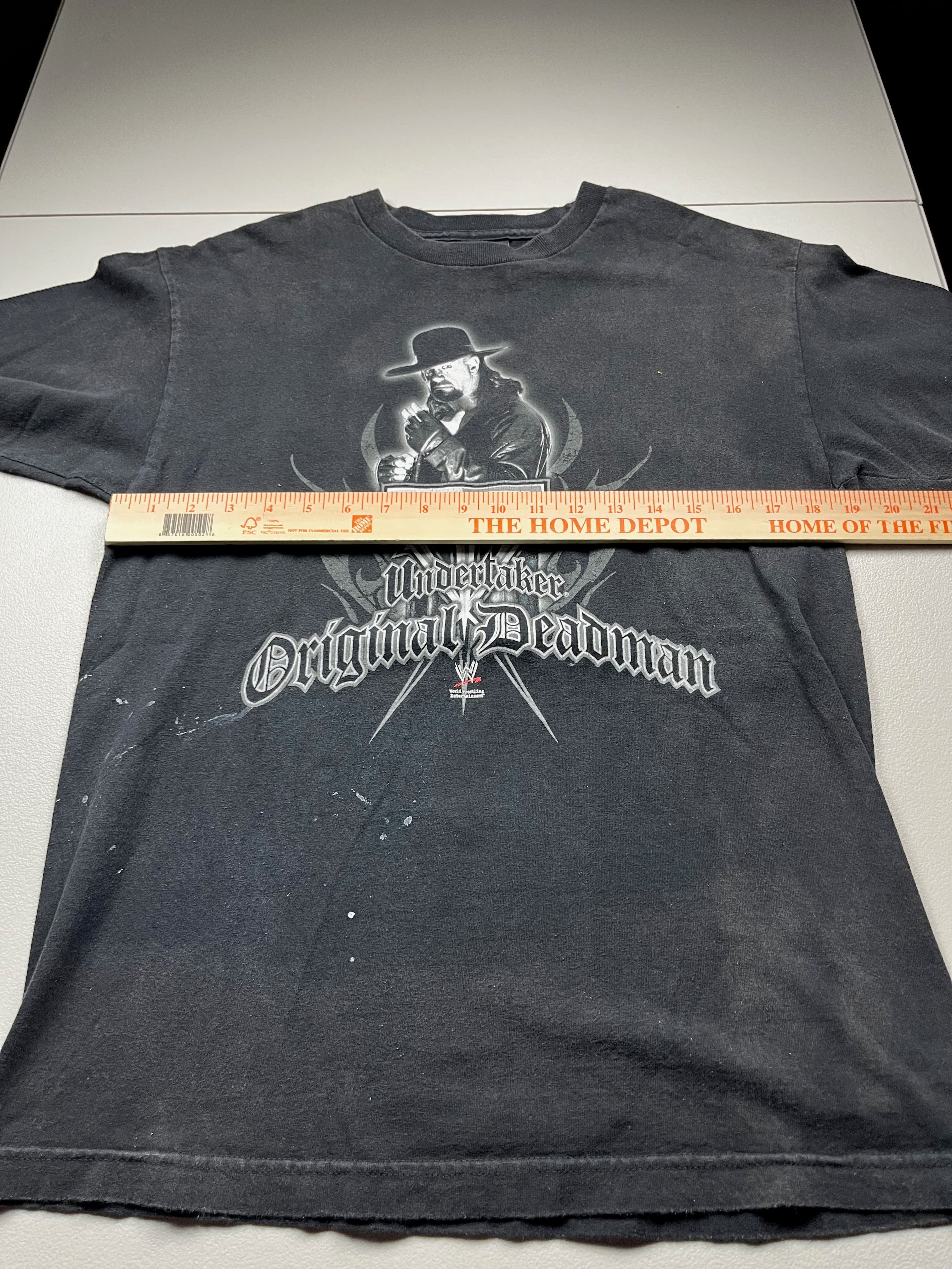 Vintage WWE Undertaker Original Deadman T-Shirt Black