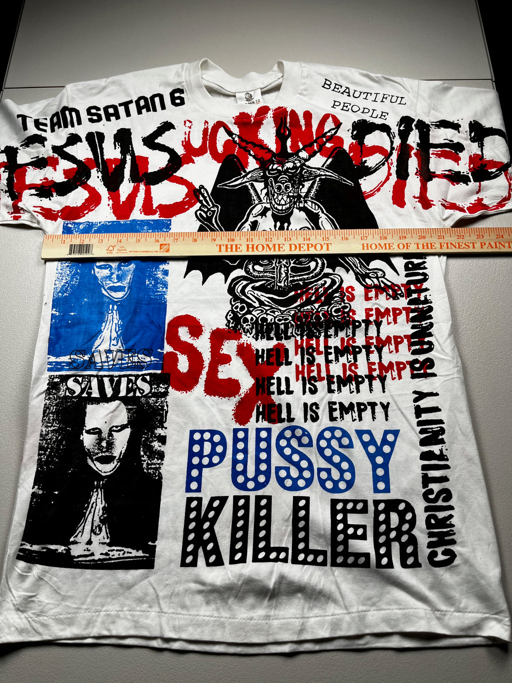 Vintage Marilyn Manson Antichrist Superstar All Over Print T-Shirt
