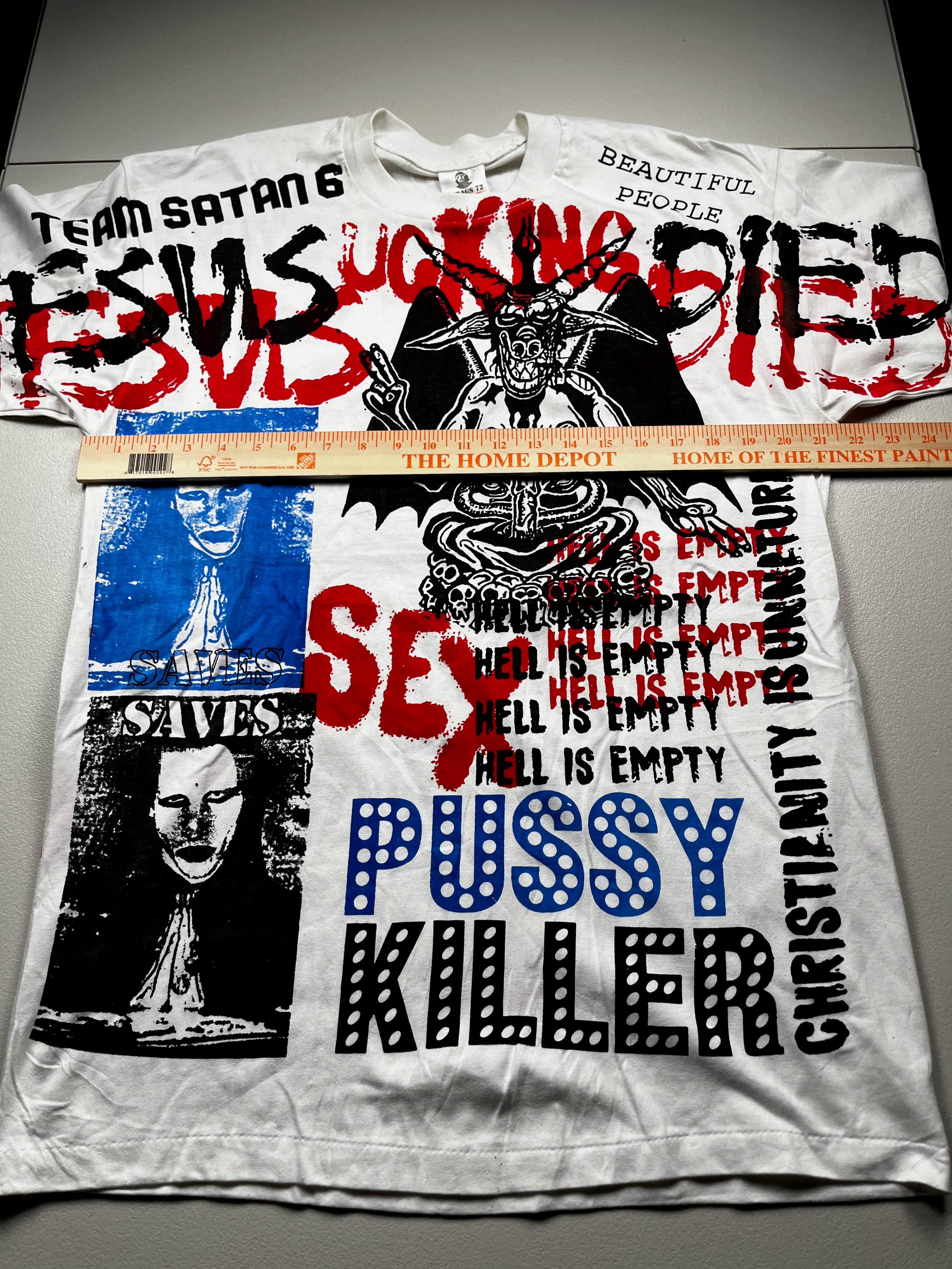 Vintage Marilyn Manson Antichrist Superstar All Over Print T-Shirt