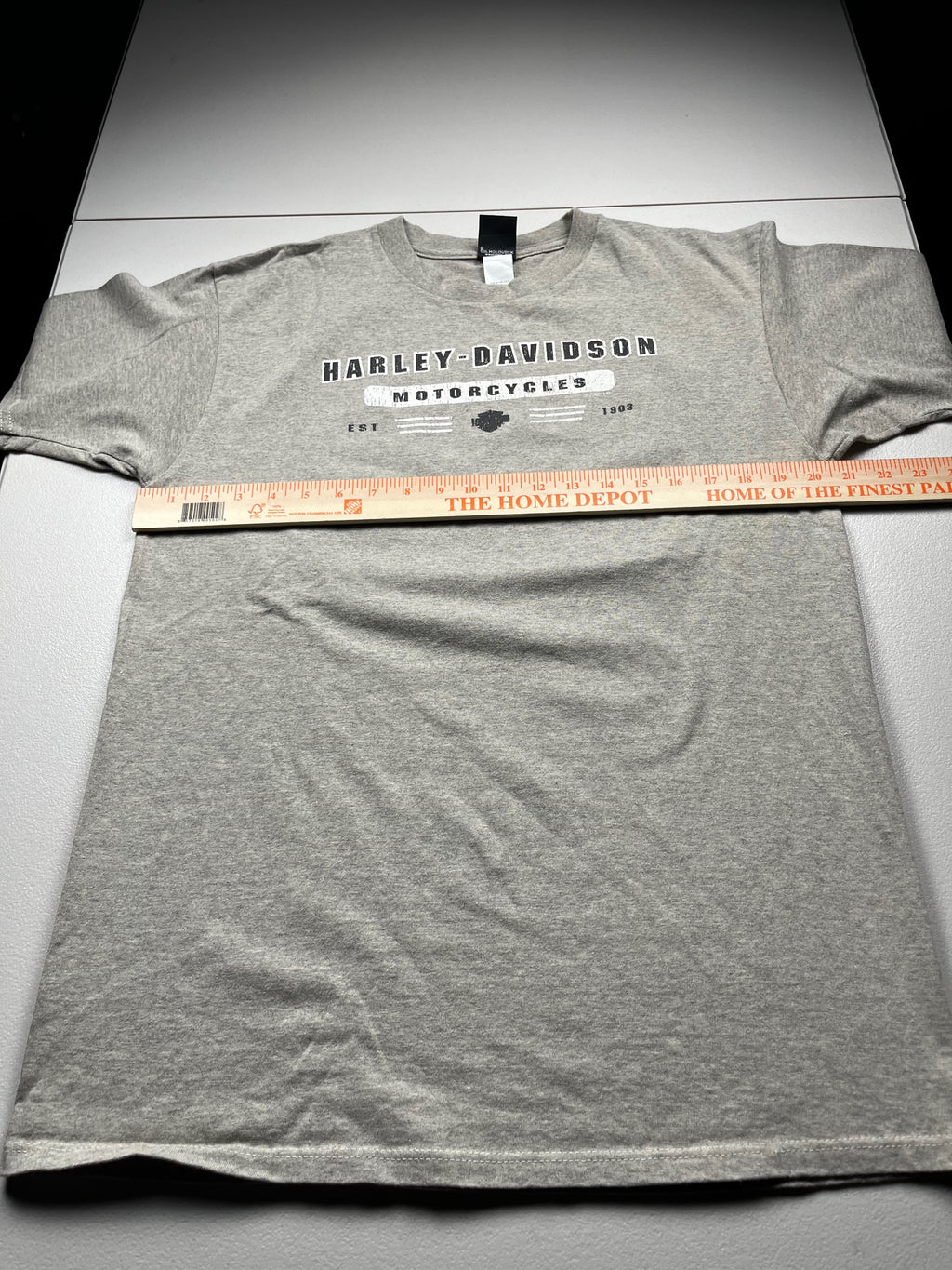 Vintage Harley-Davidson Motorcycles Est 1903 T-Shirt Grey