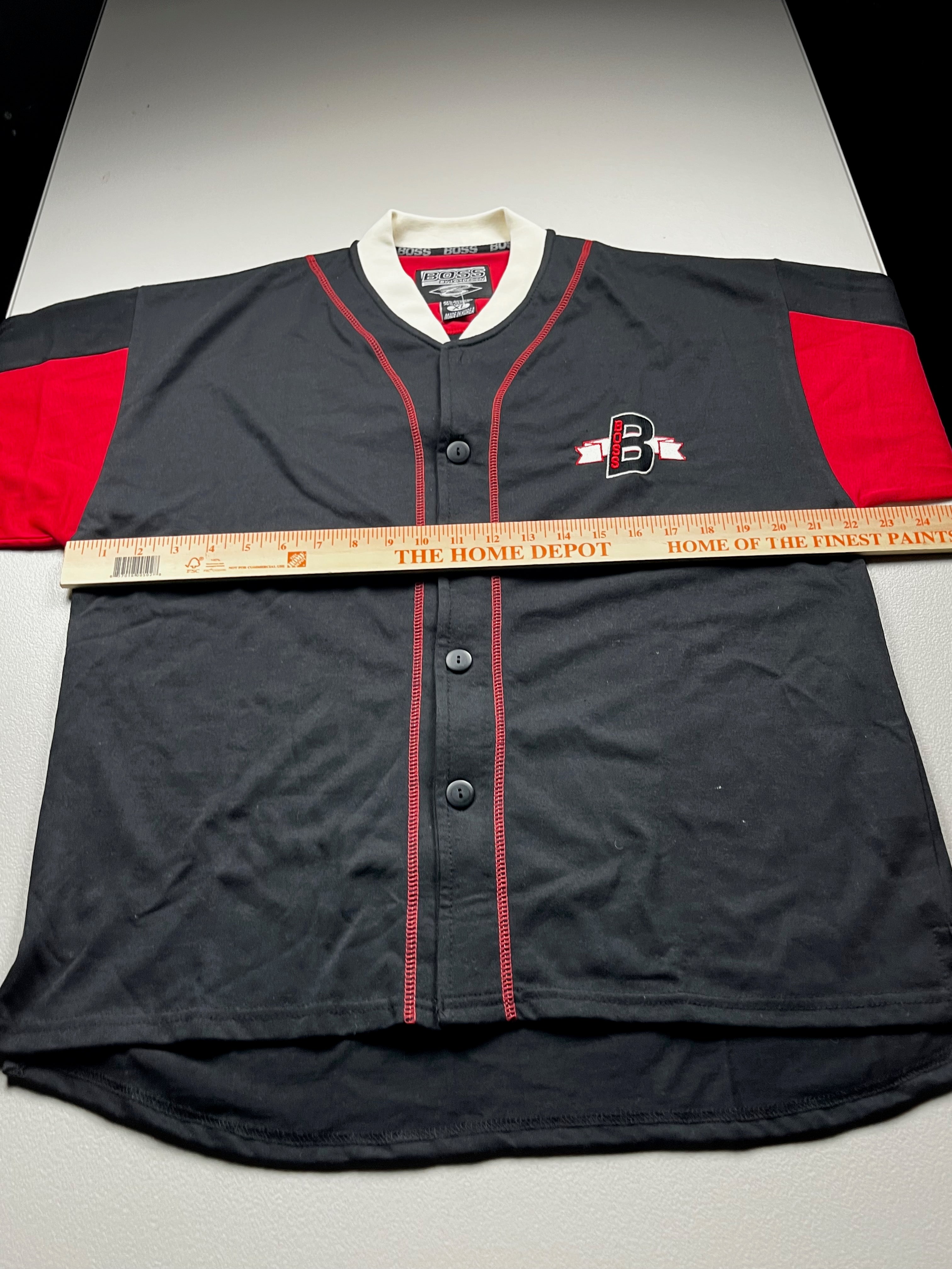 Vintage Boss Jeans Colorblock Baseball Jersey Shirt