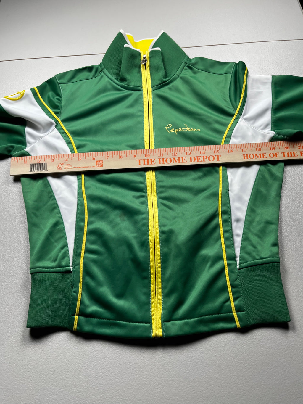 Vintage Pepe Jeans Full Zip Track Jacket Green