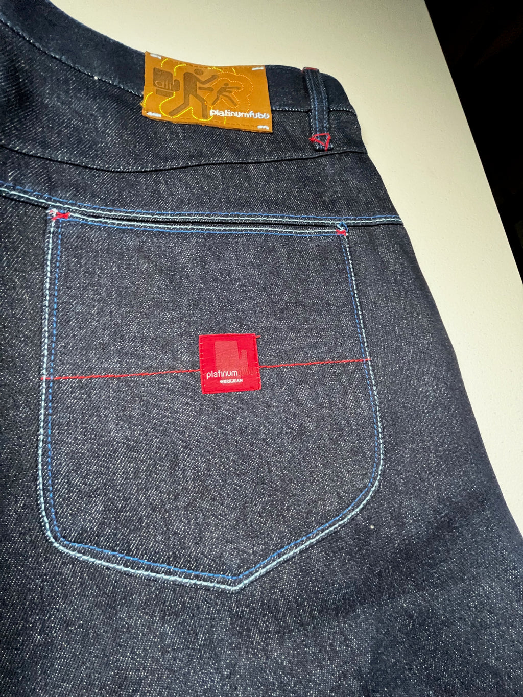 Vintage 90s Muhammad Ali Raw Denim Loose Fit Jeans
