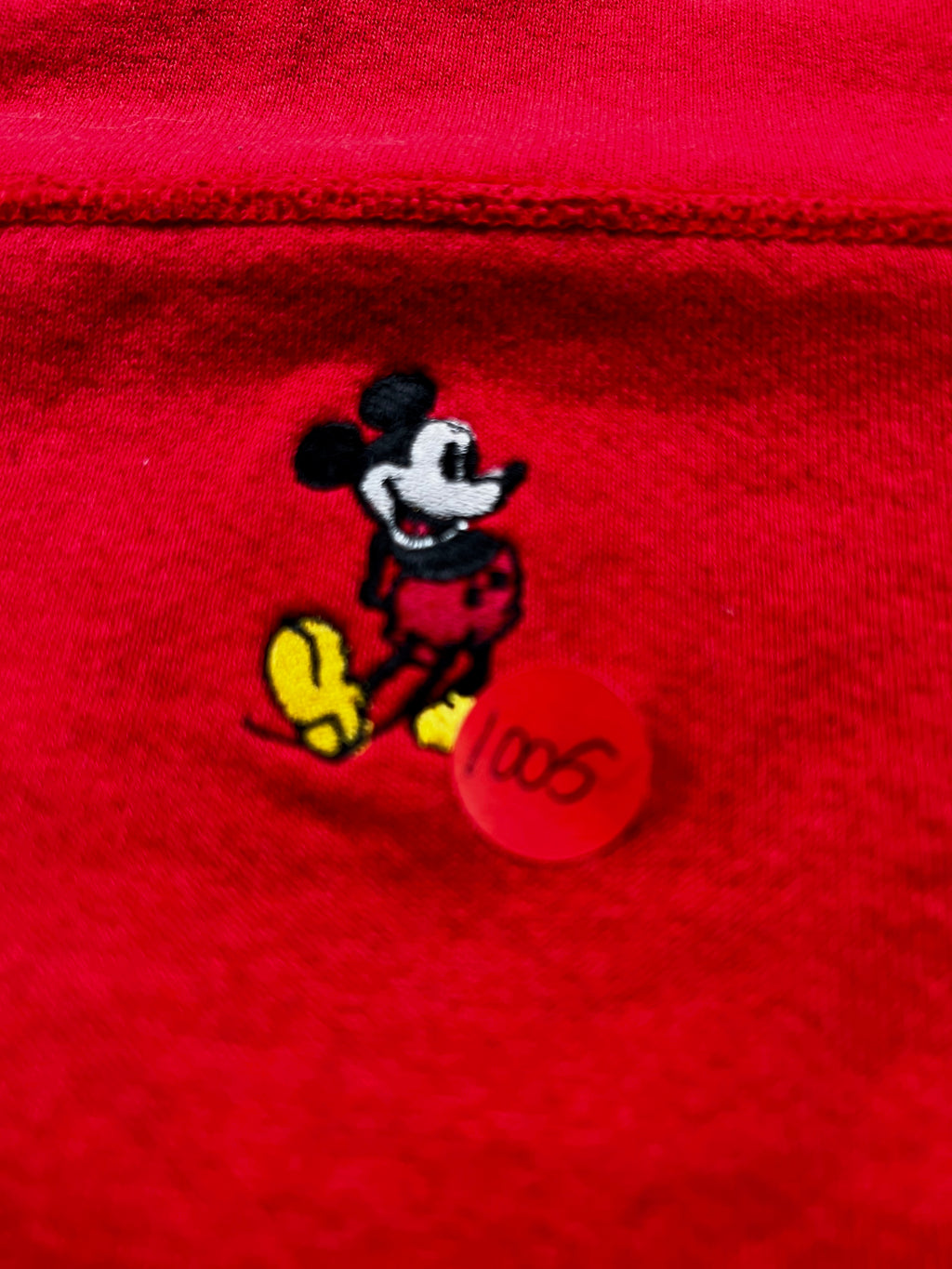 Vintage Red Disney Wear Sweatshirt