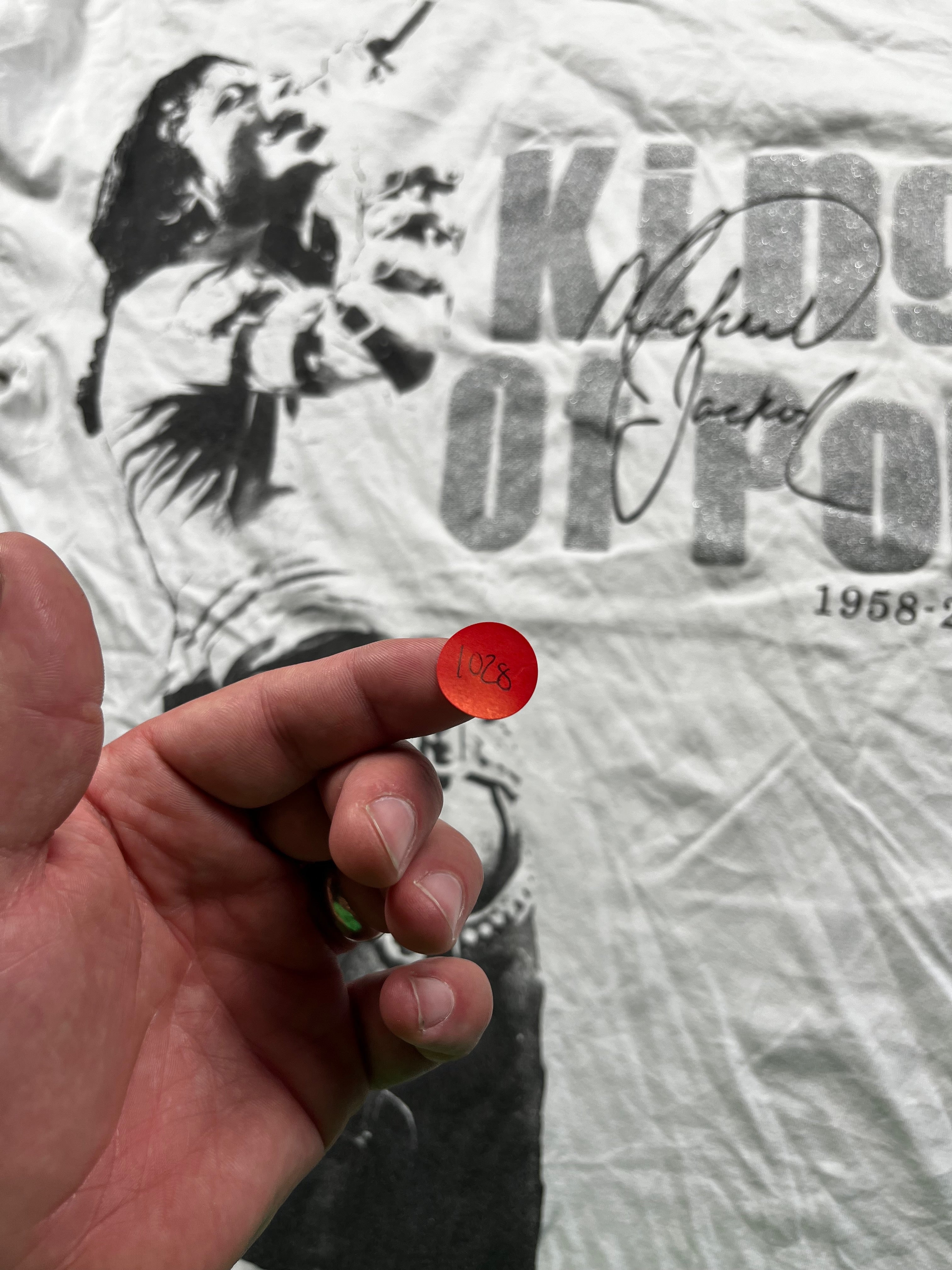 Vintage Michael Jackson "King of Pop" Memorial Shirt