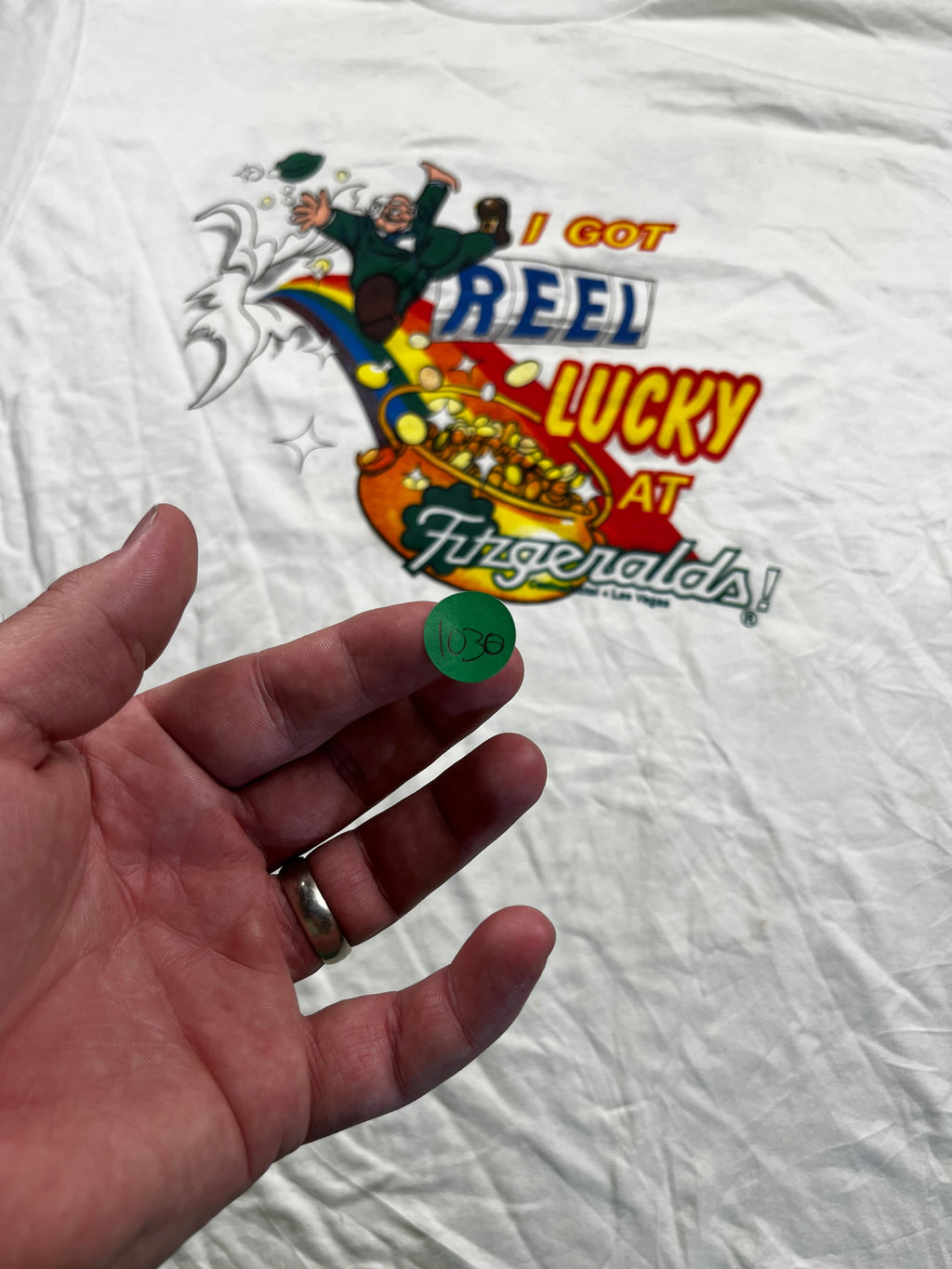 Vintage 1990's Murina Brand Shirt Fitzgeralds Casino & Hotel Las Vegas