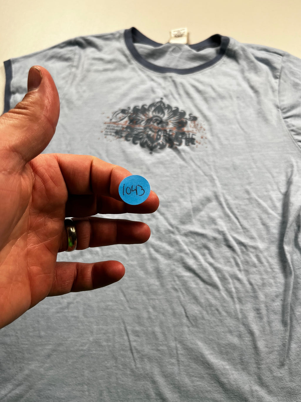 Vintage Prana Light Blue T-Shirt