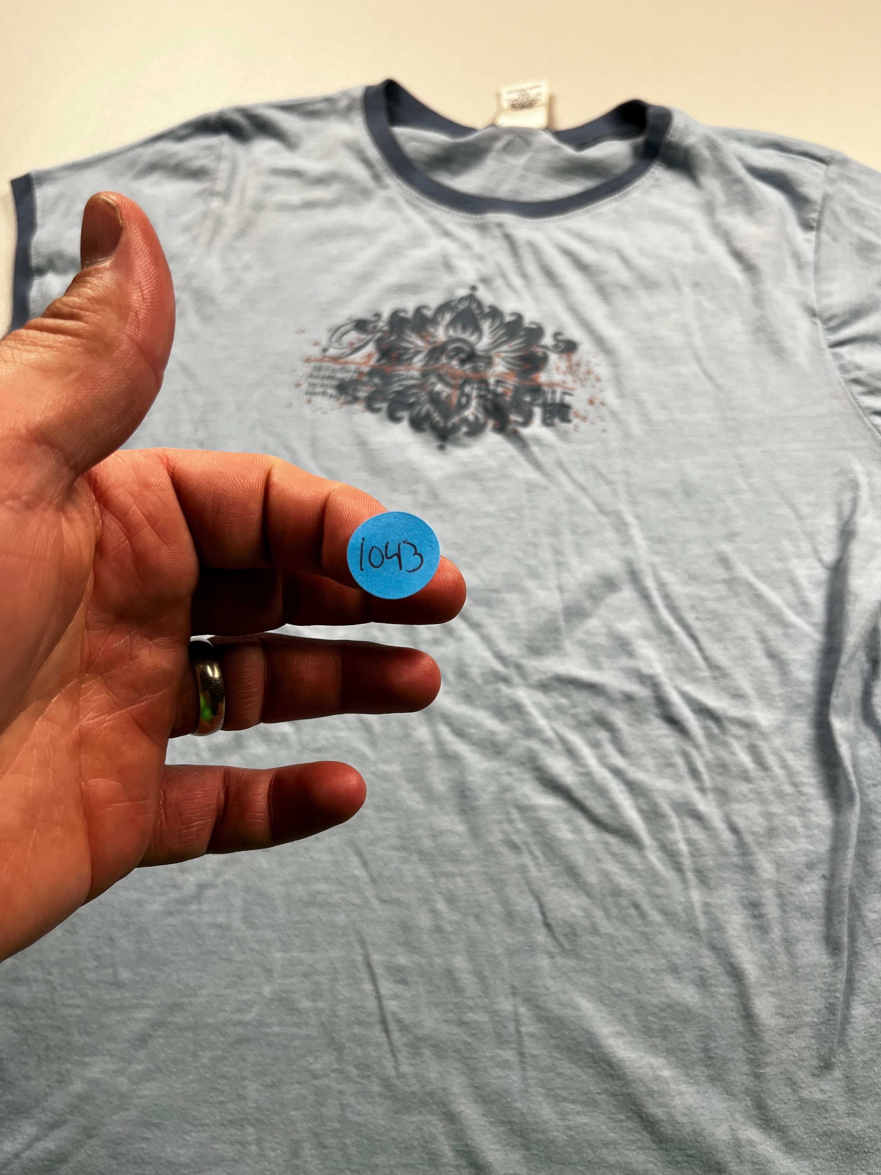 Vintage Prana Light Blue T-Shirt