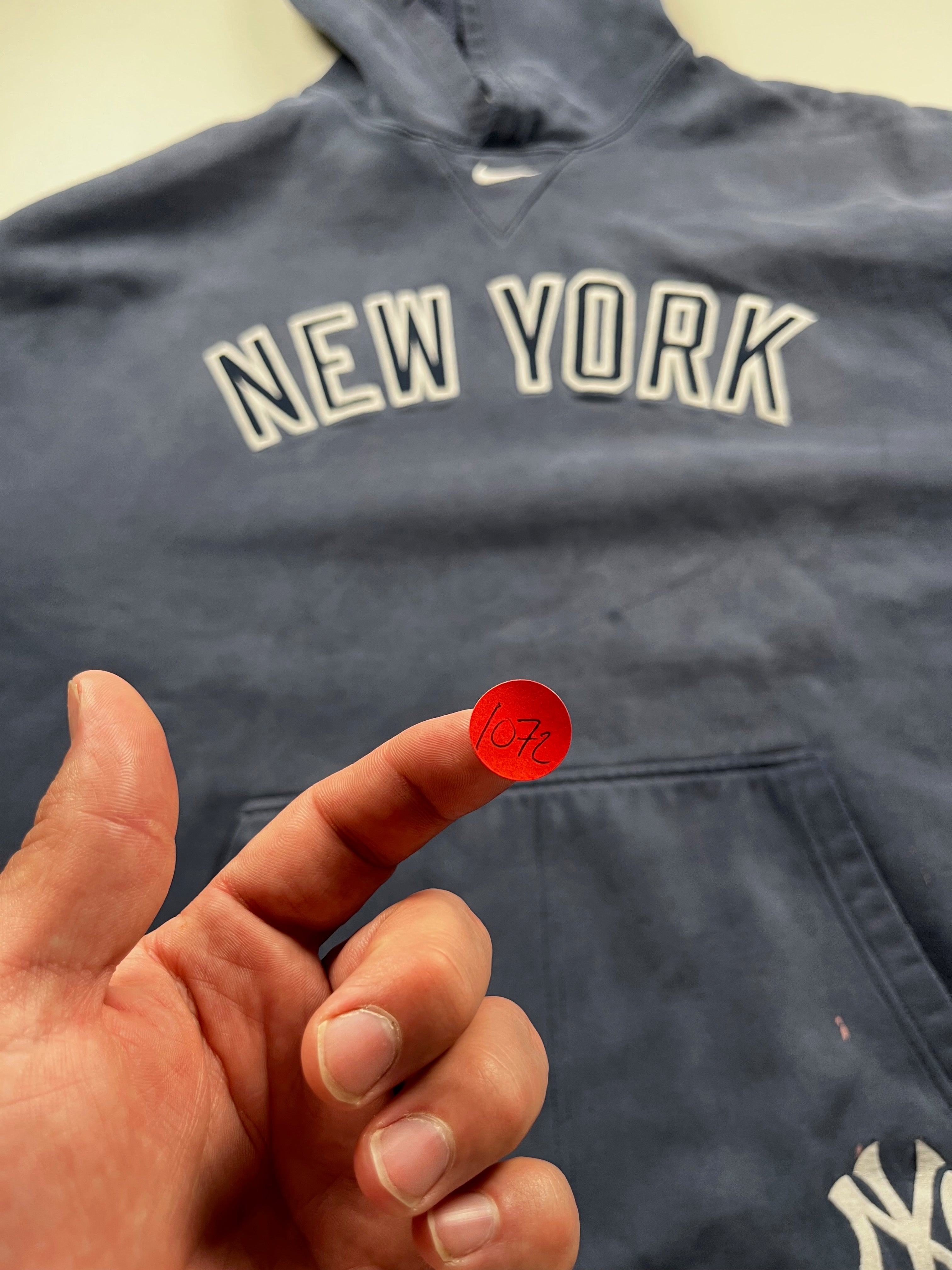 Vintage Blue Nike New York Yankees Hoodie