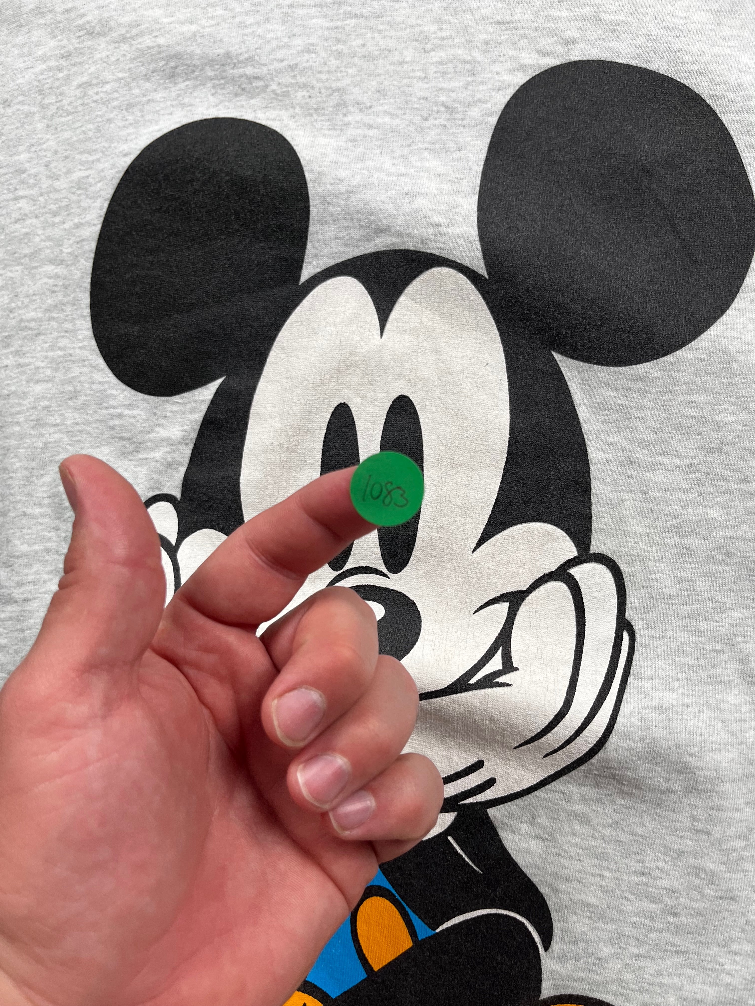 Vintage 1990s Mickey & Co. Gray T-Shirt