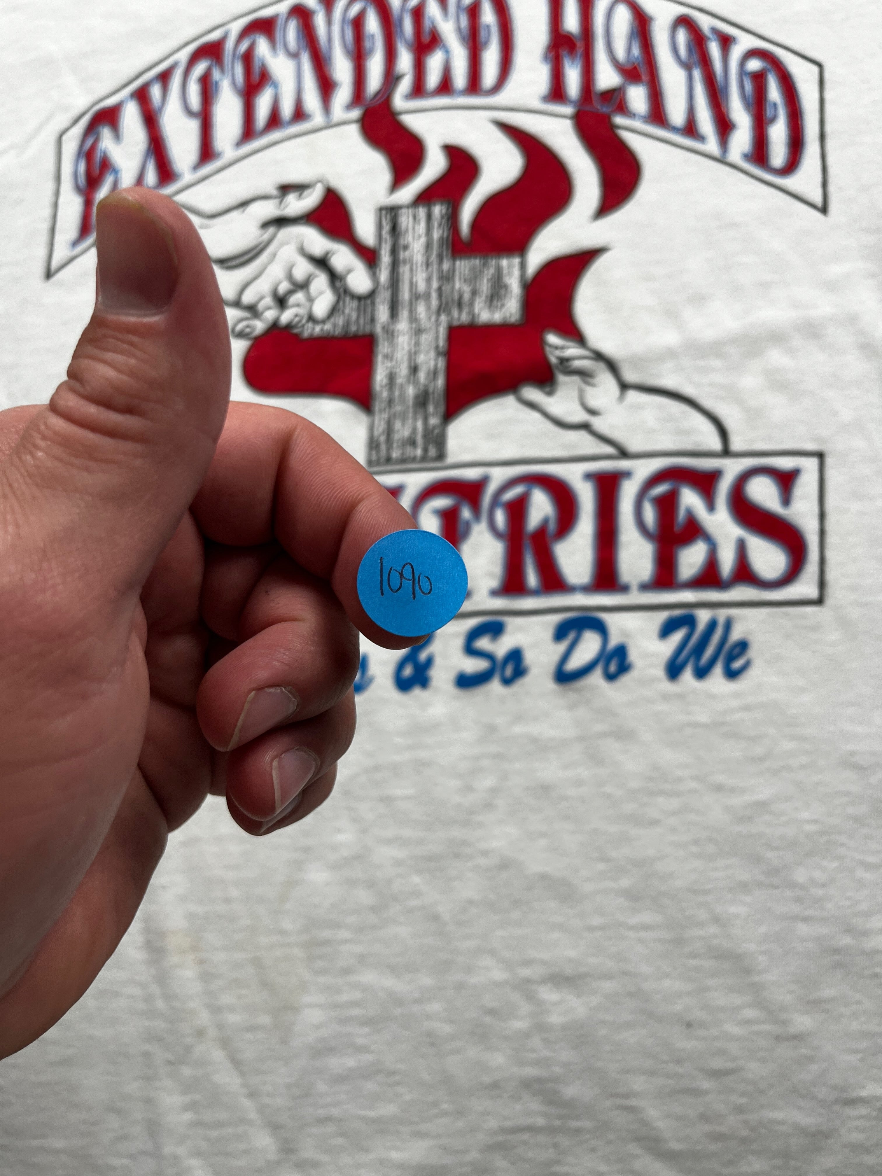 Vintage Jesus Cares Fruit Of The Loom T-Shirt