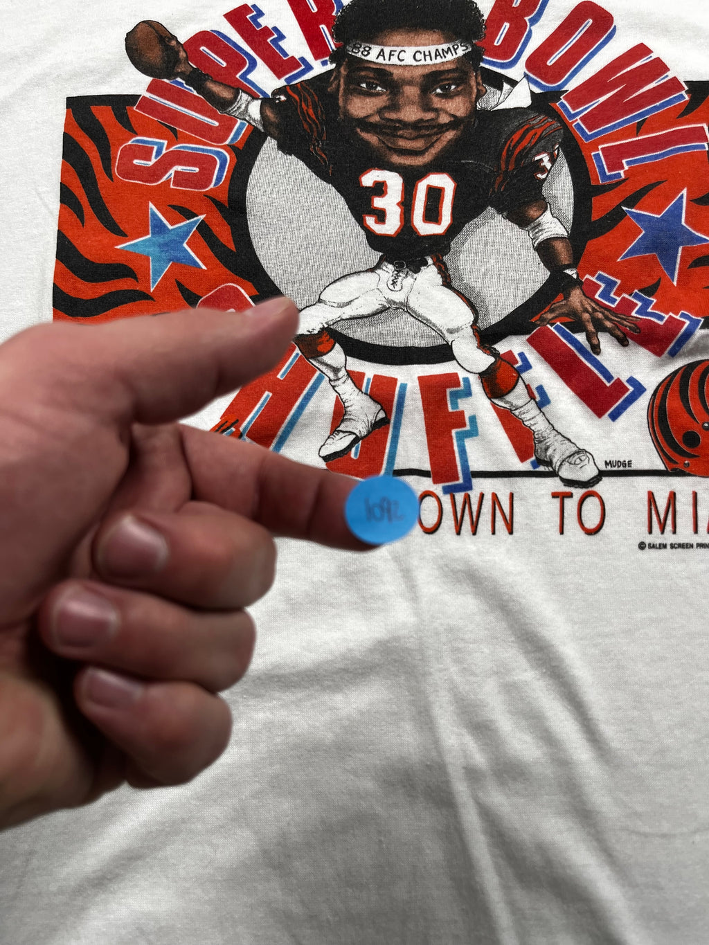 Vintage 1988 "Super Bowl Shuffle" T-Shirt