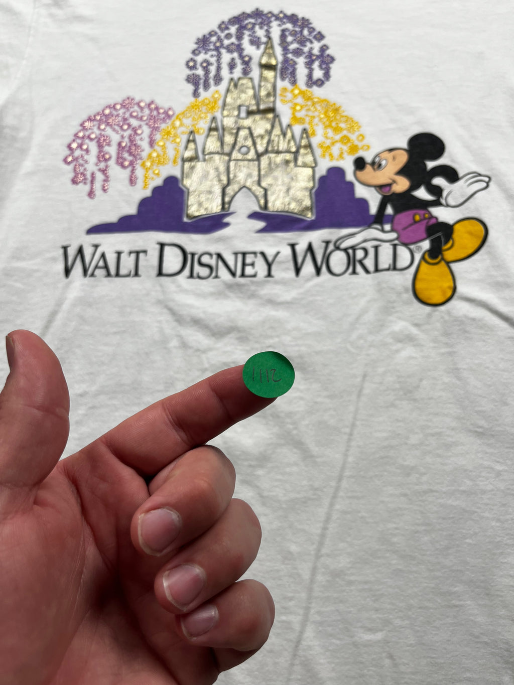 Vintage Disney Mickey Mouse Castle Tee