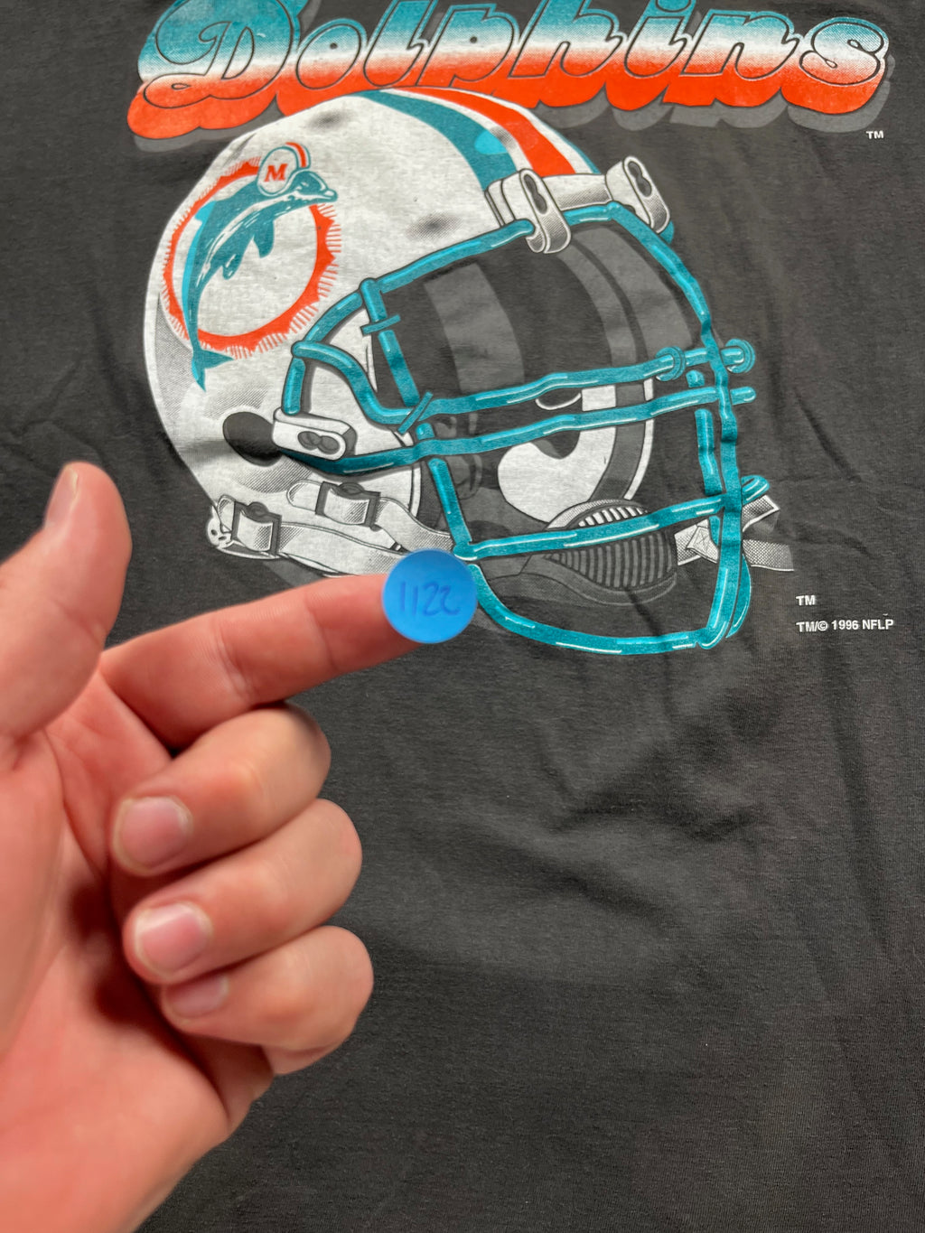Vintage 1990s Salem NFL Miami Dolphins T-Shirt