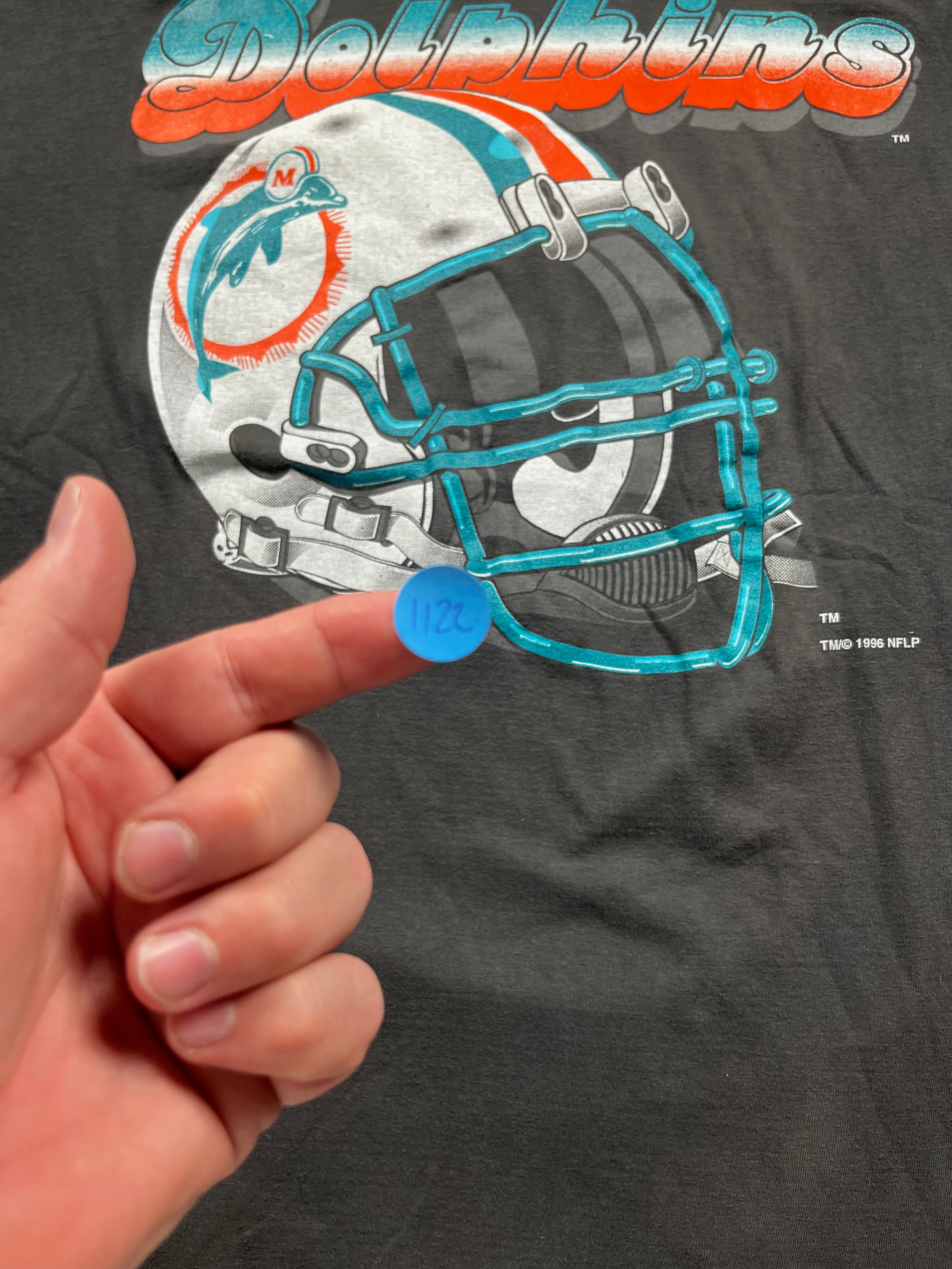 Vintage 1990s Salem NFL Miami Dolphins T-Shirt