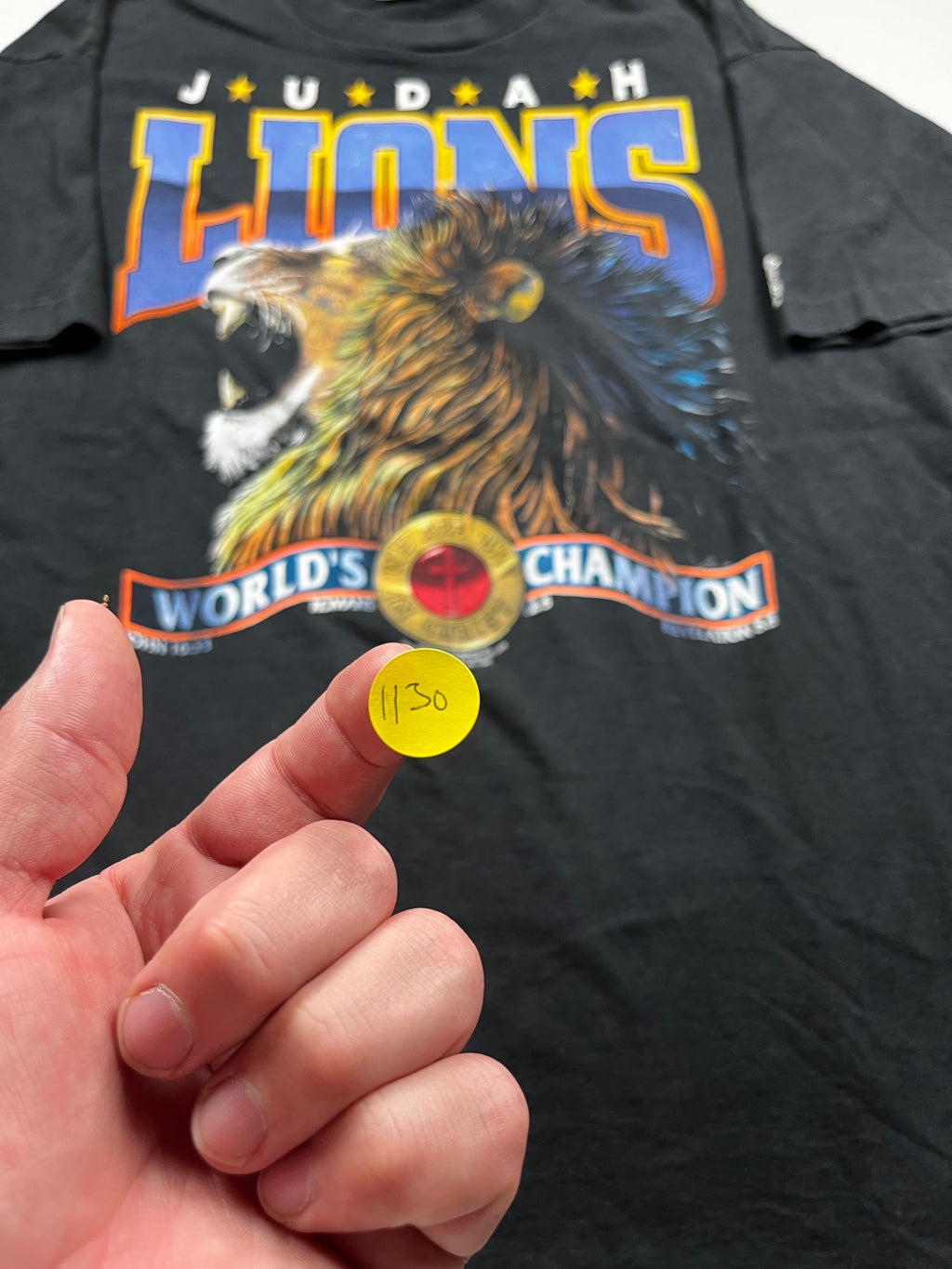 Vintage Black Judah Lions T-Shirt