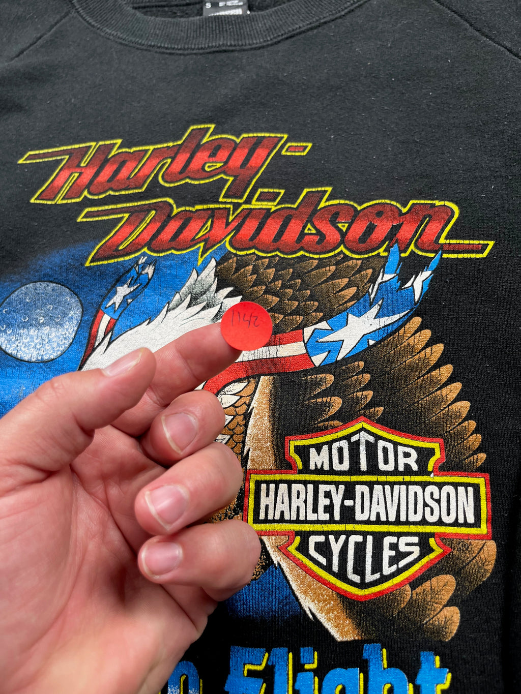Vintage Harley Davidson First in Flight Sweatshirt