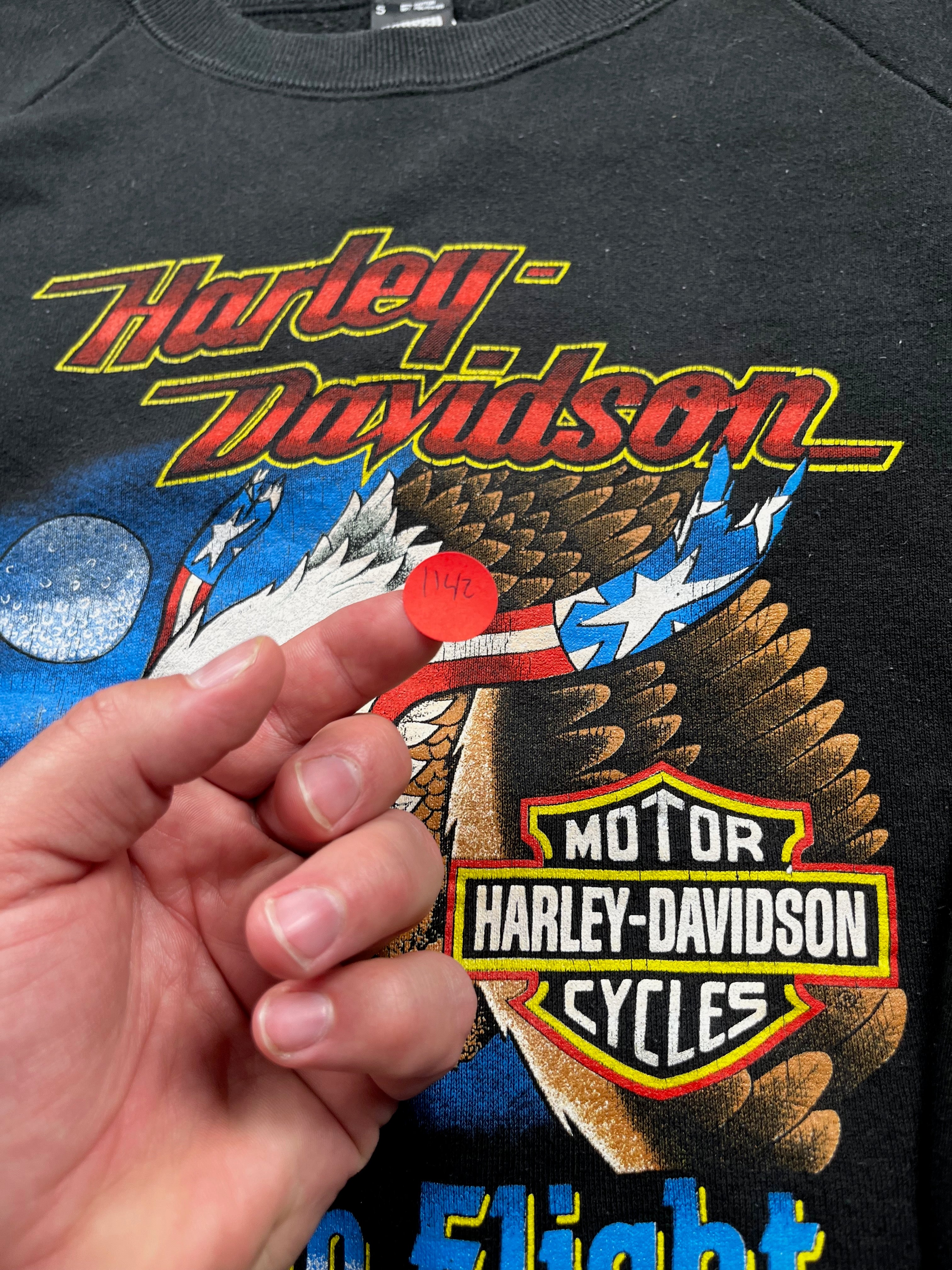 Vintage Harley Davidson First in Flight Sweatshirt
