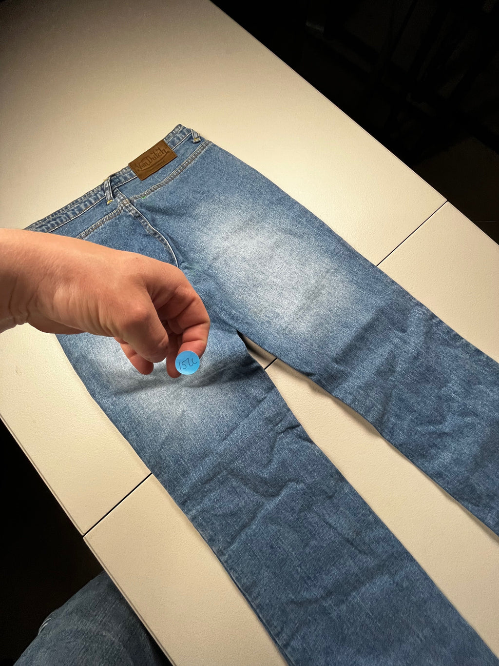 Vintage Von Dutch Graffiti Logo Flared Jeans