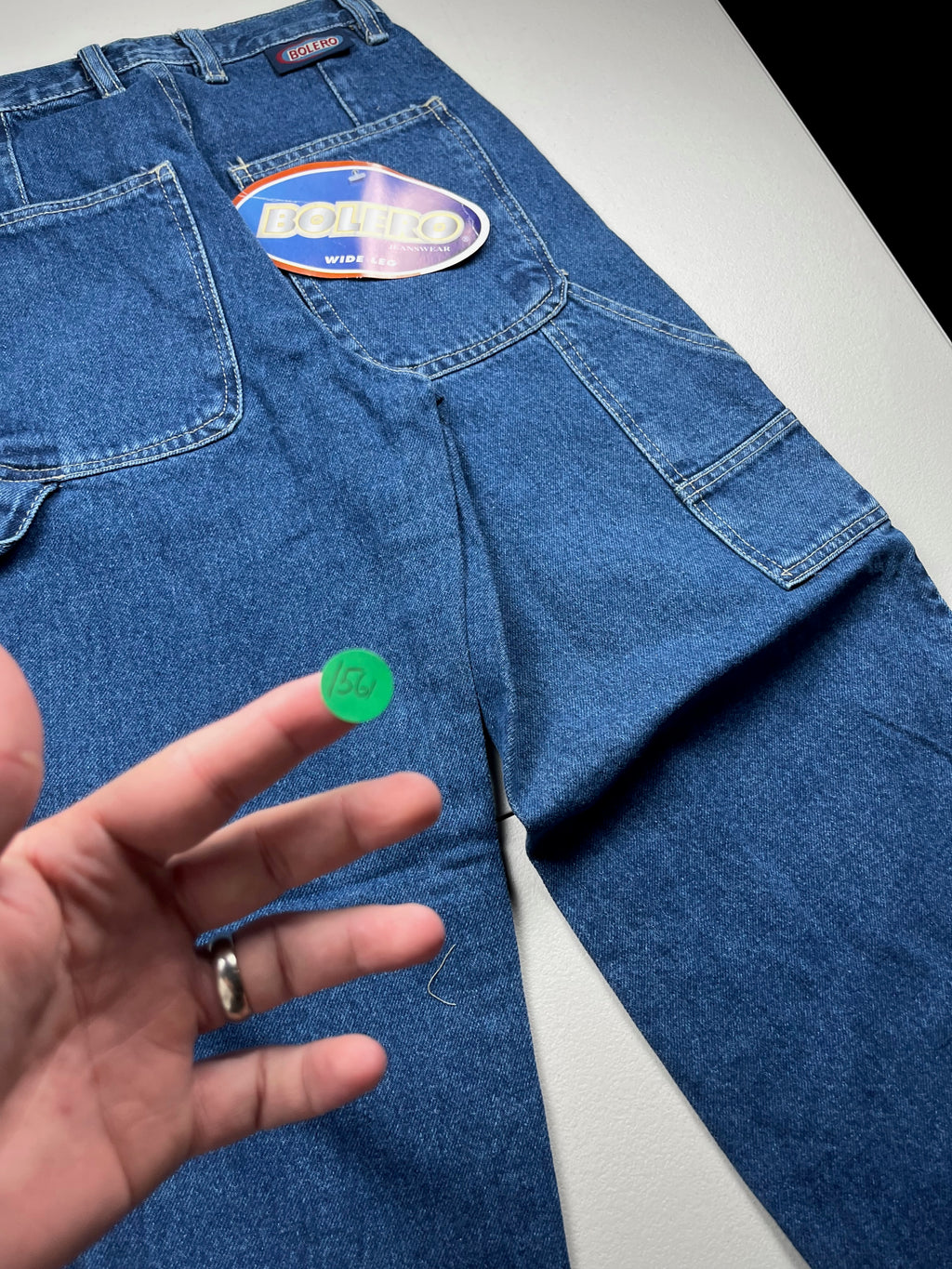 Vintage 90s JNCO Bolero Wide Leg Carpenter Jeans