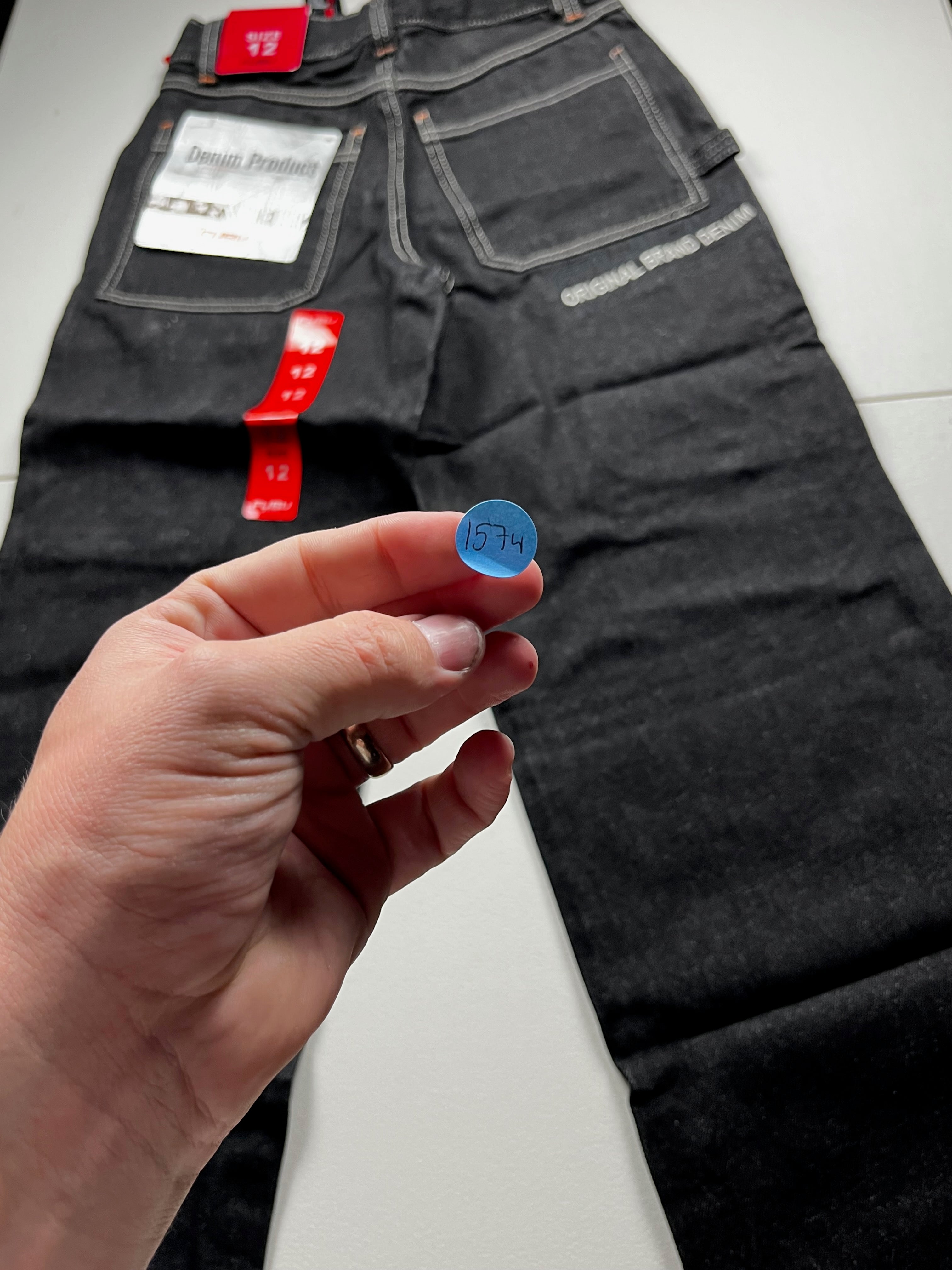 New with Tags FUBU Heritage Black Baggy Carpenter Jeans