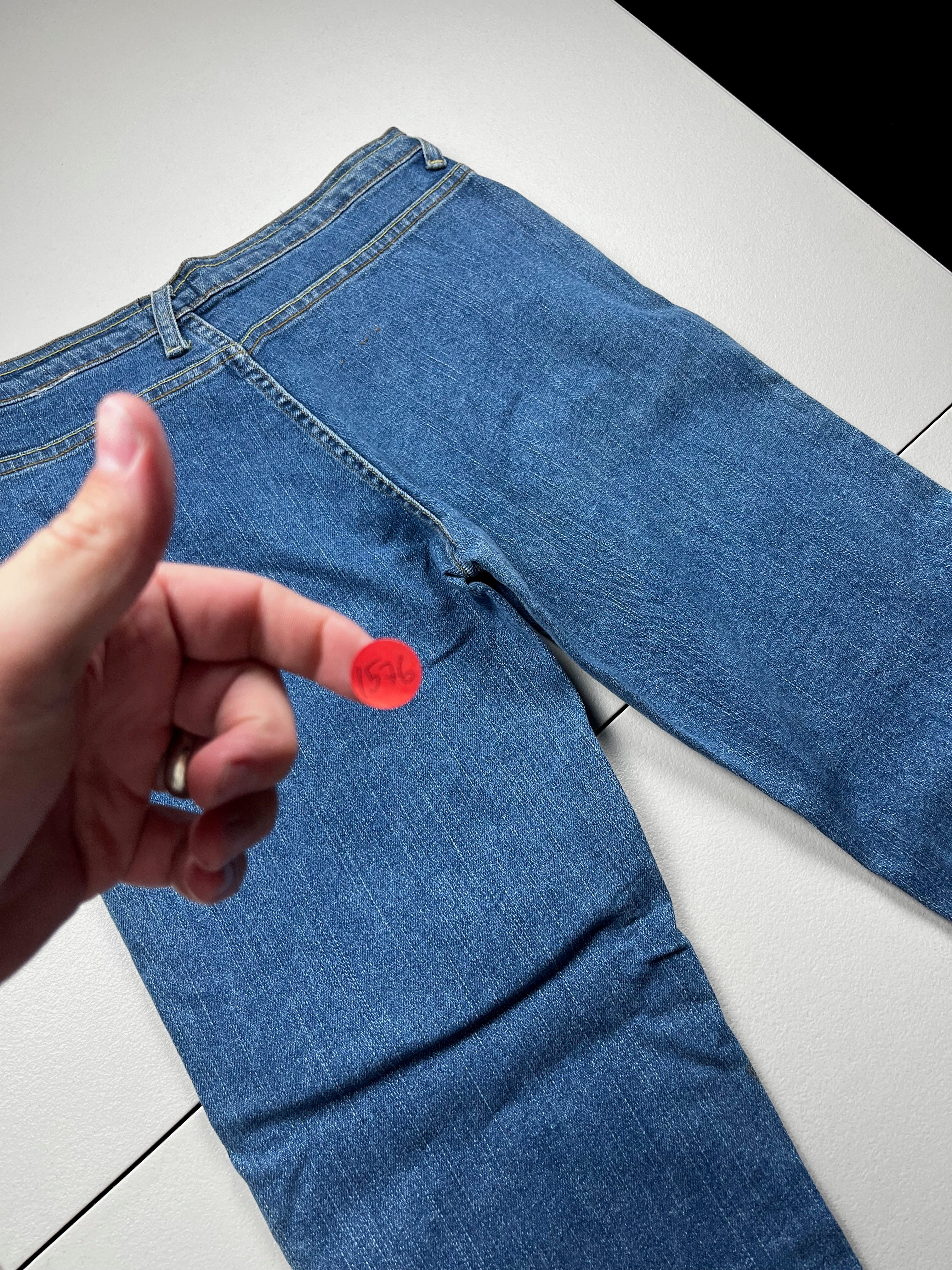 Vintage Y2K Von Dutch Classic Medium Wash Straight-Leg Jeans