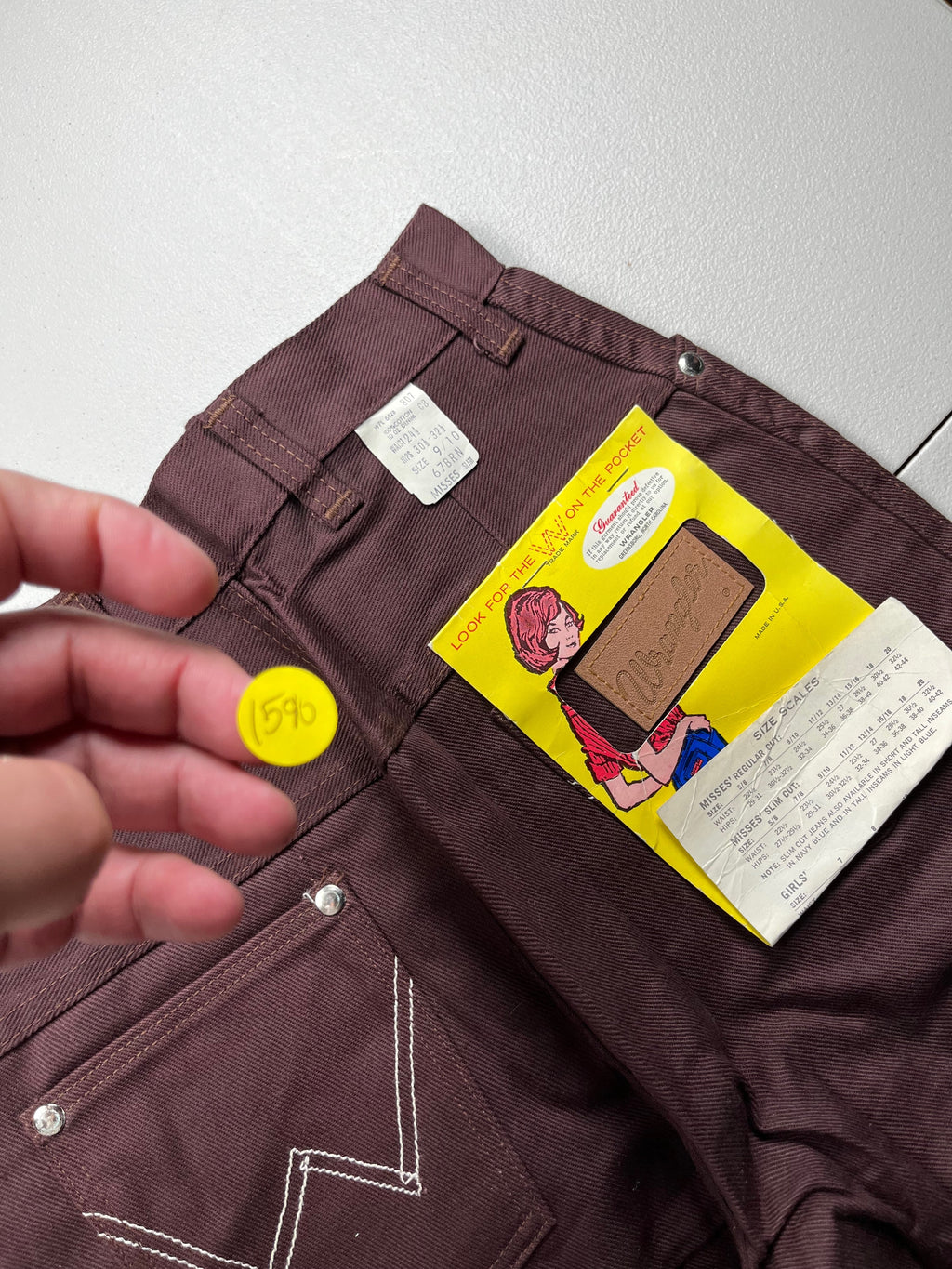 Deadstock 1970s Vintage Wrangler Misses Jamaica Shorts