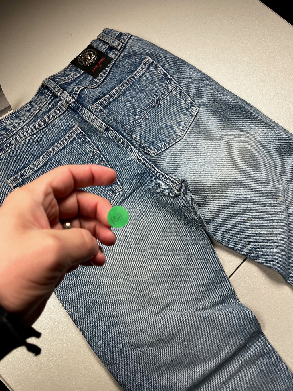 Vintage 90s Paco Jeans Light Wash Baggy Denim