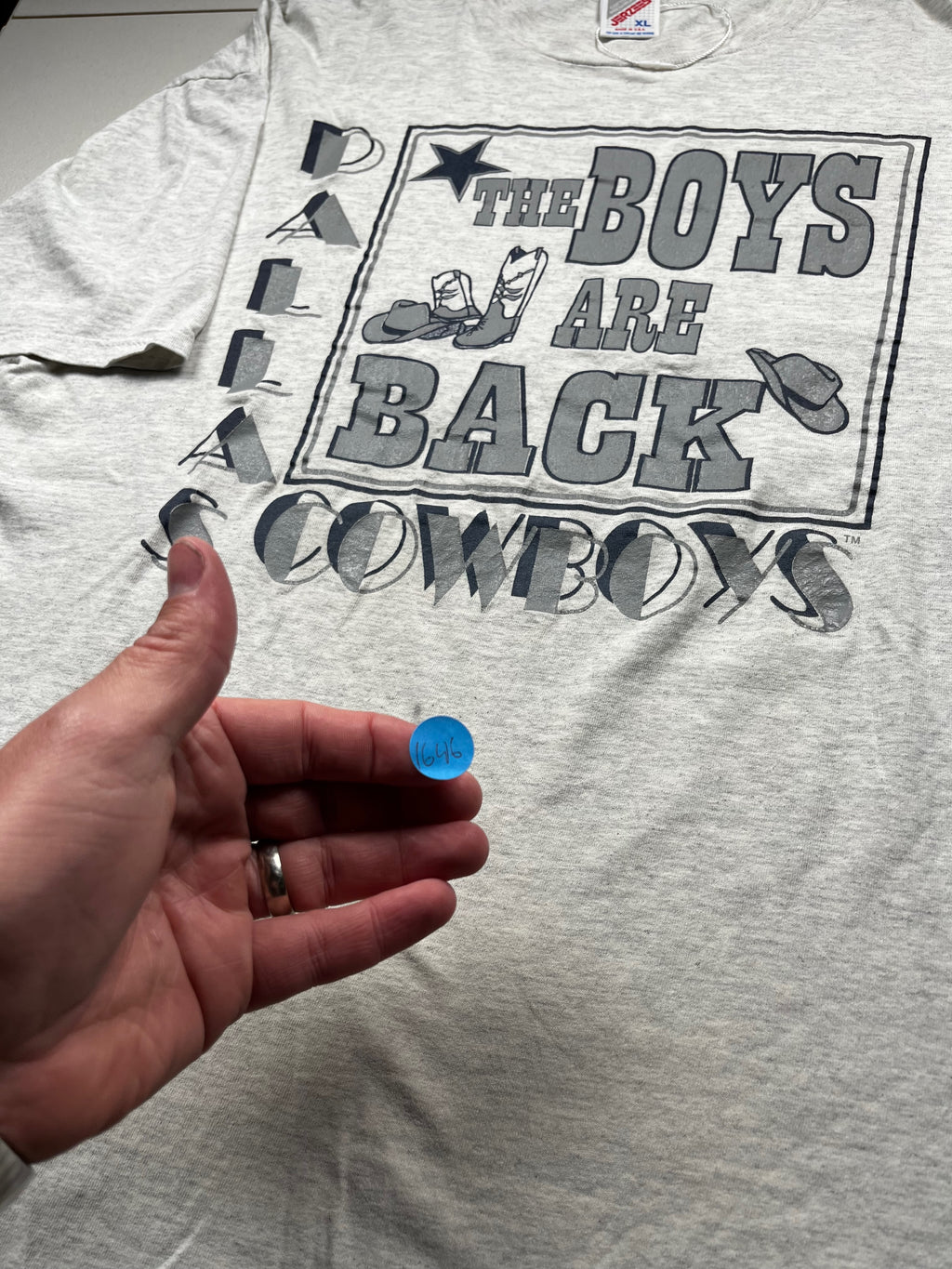 Vintage 90s Dallas Cowboys The Boys Are Back Shirt