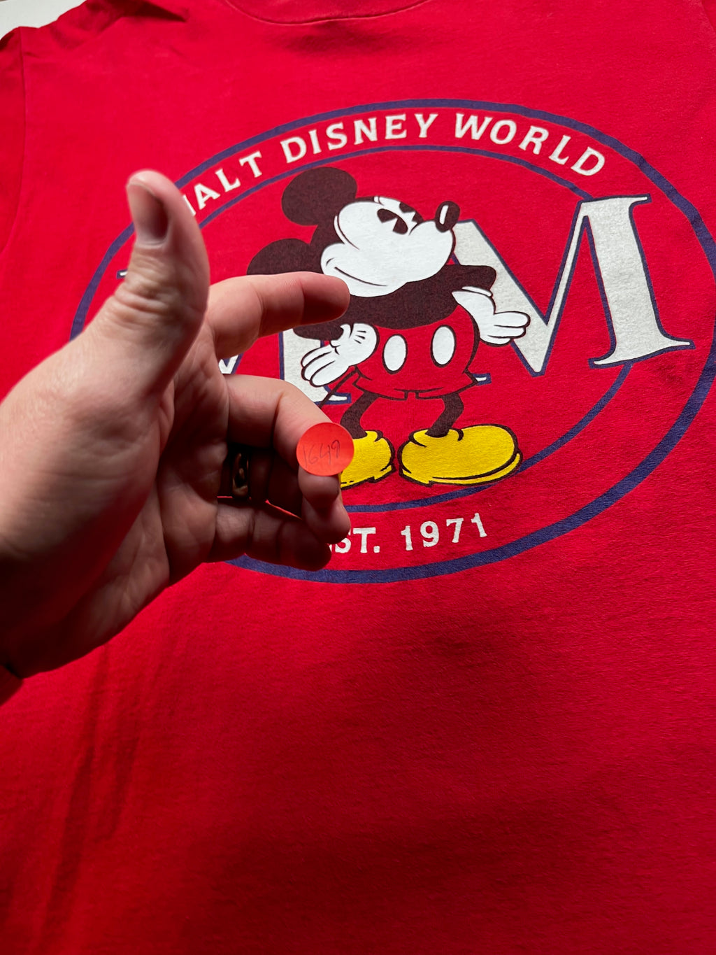 Vintage 90s Walt Disney World Mickey Mouse Shirt