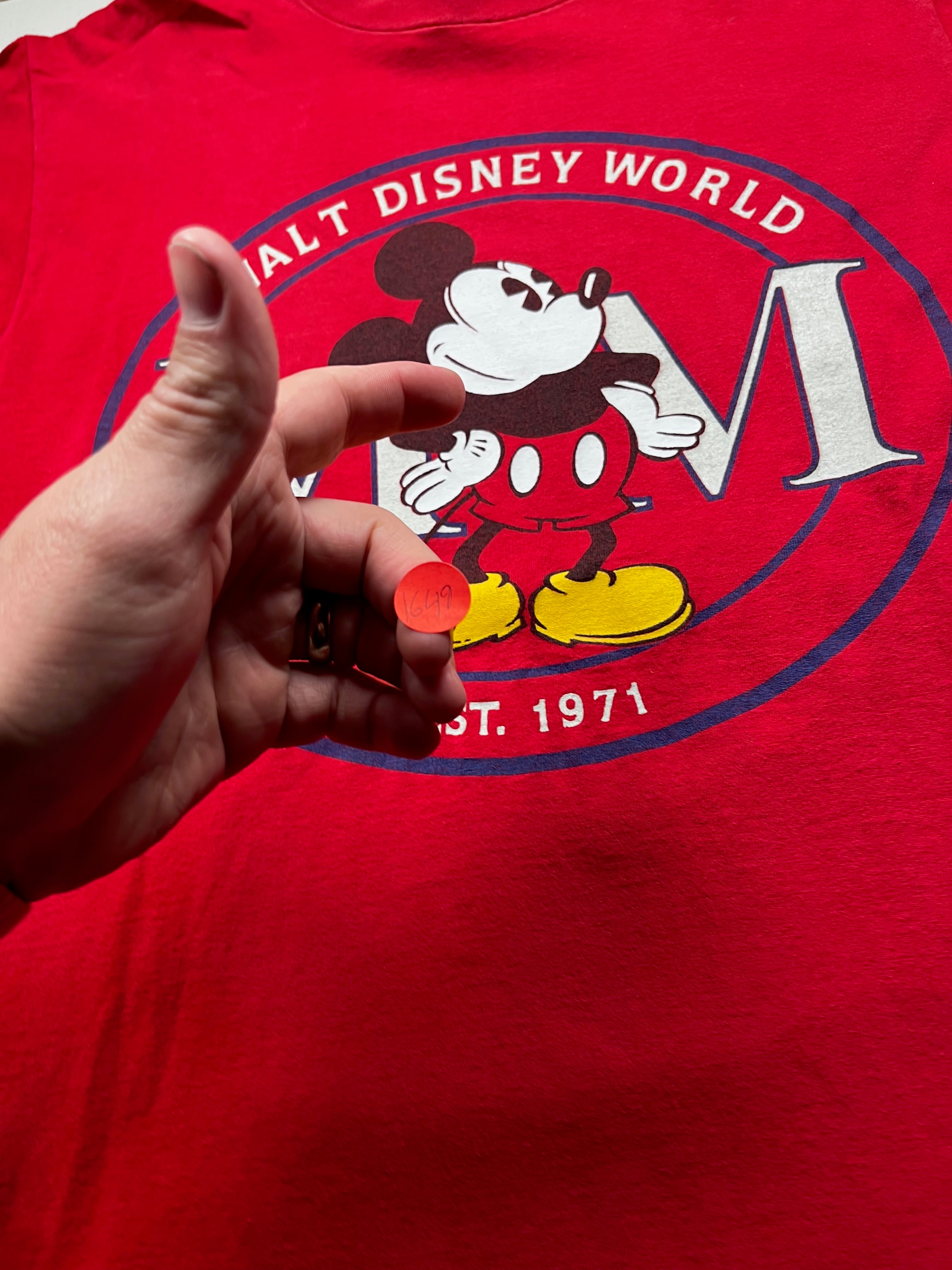 Vintage 90s Walt Disney World Mickey Mouse Shirt