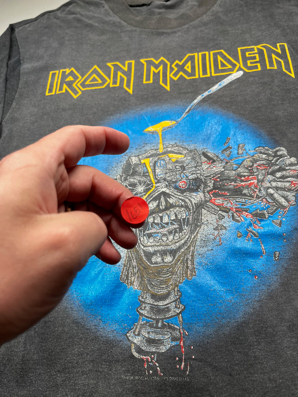 Vintage 1988 Iron Maiden Can I Play With Madness Shirt