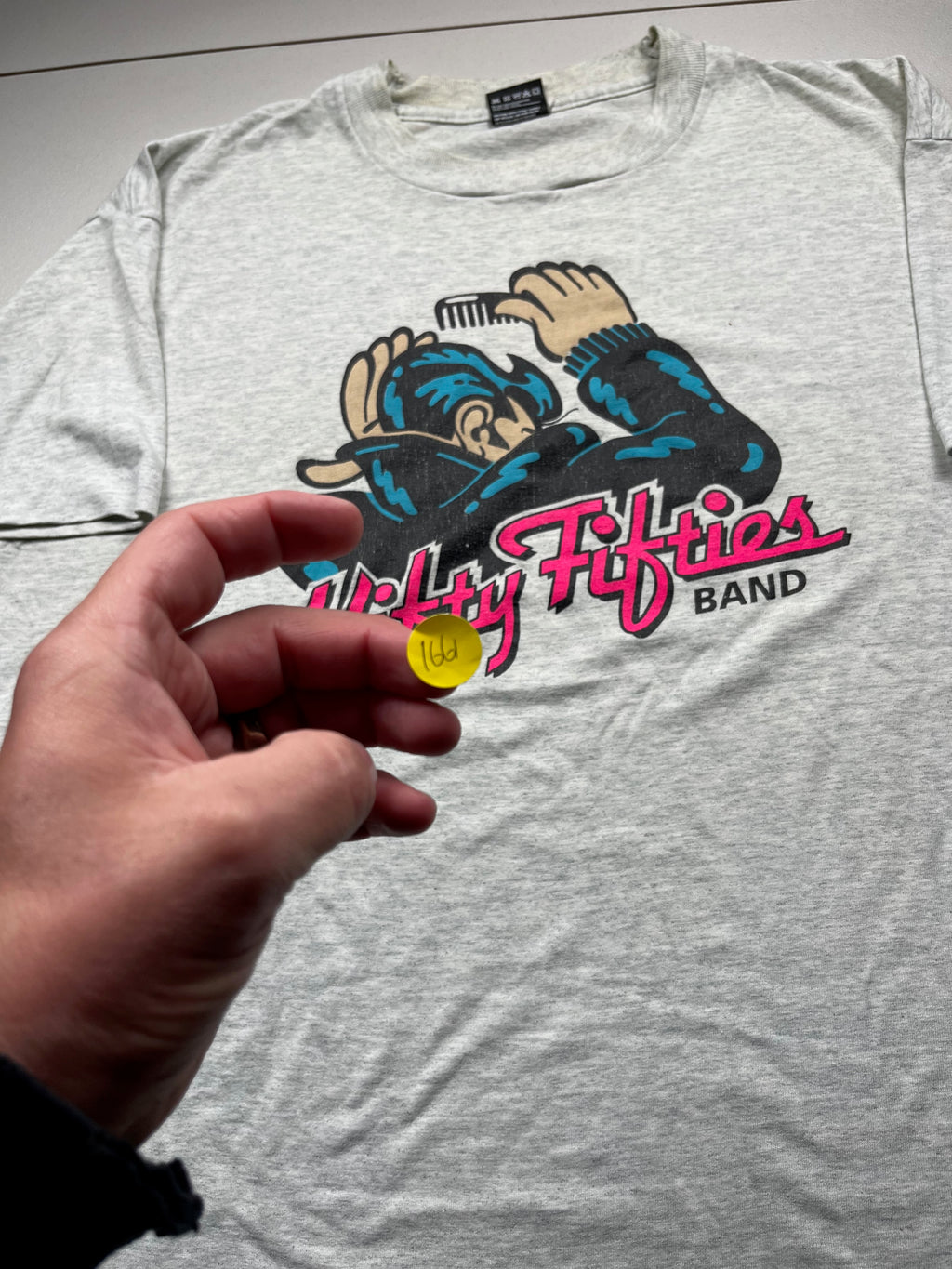 Vintage 1990s Nifty Fifties Band Rockabilly Graphic T-Shirt