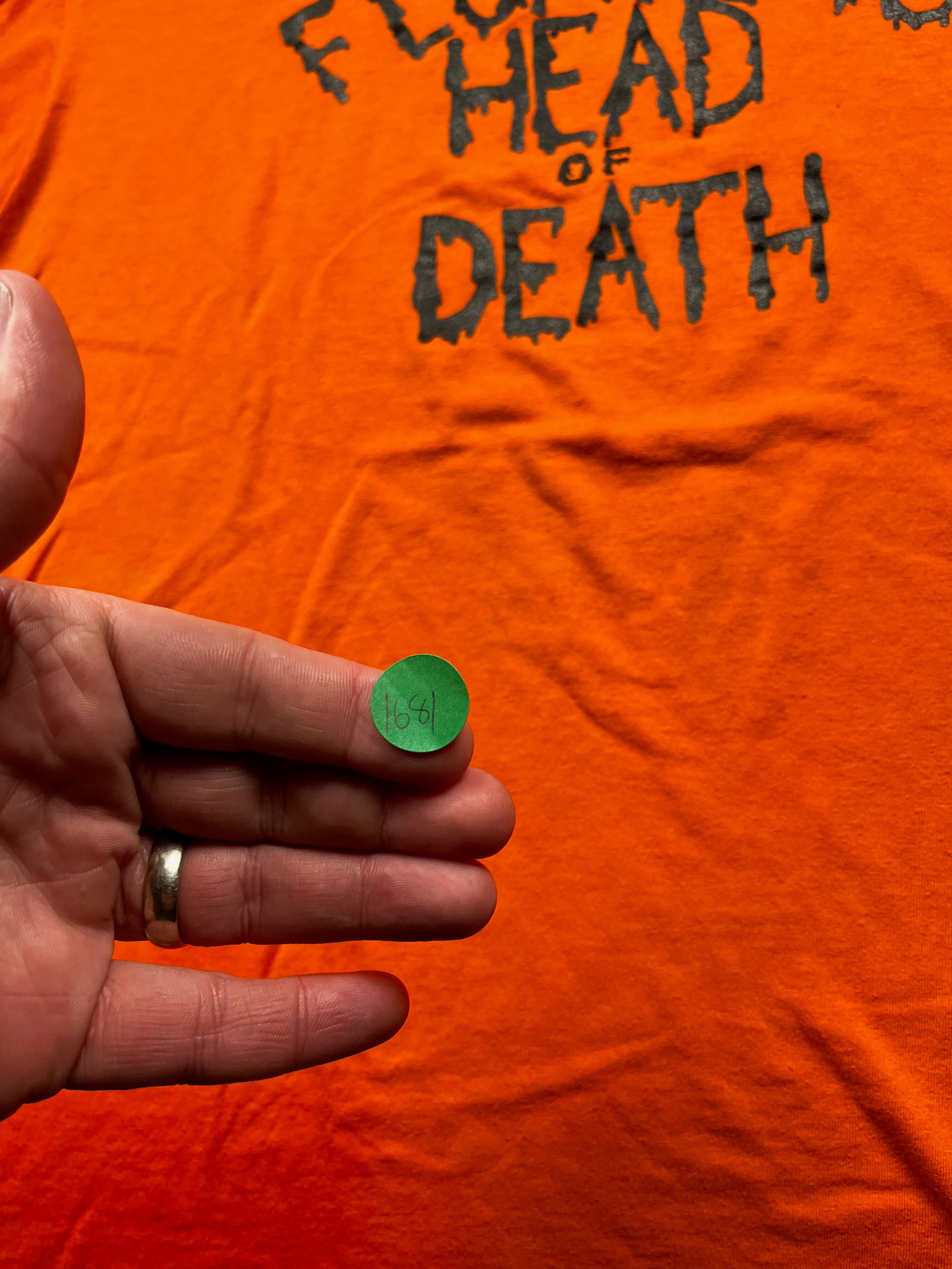 Vintage 80s Floating Head Of Death Shirt