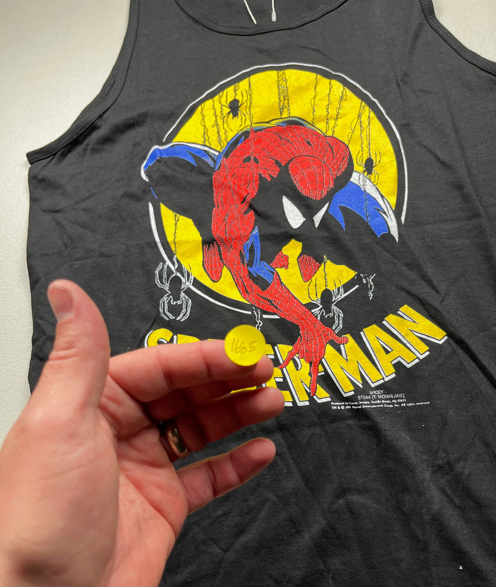 Vintage 90s Marvel Spider-Man Tank Top