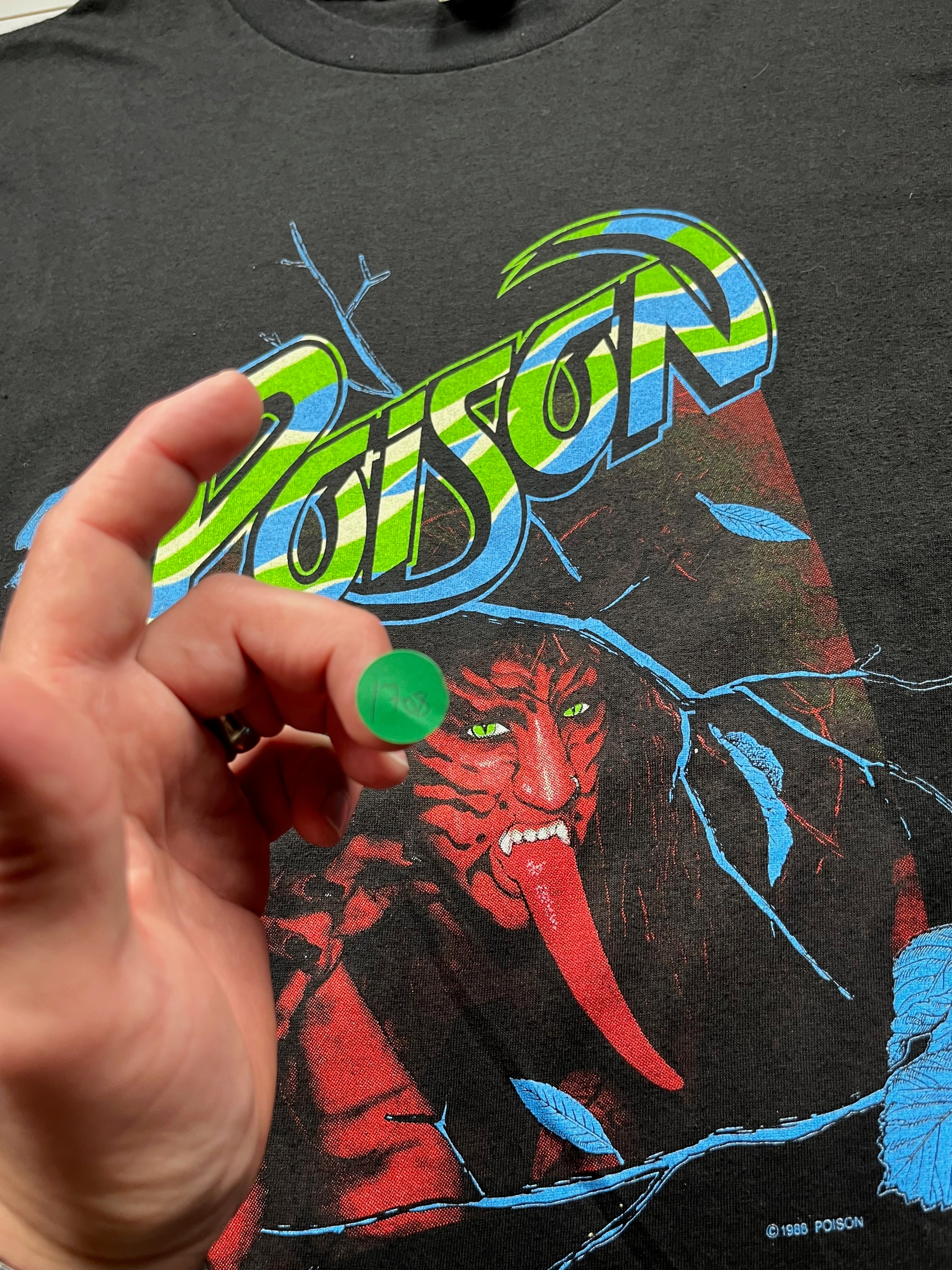 Vintage 1988 Poison Open Up And Say Ahh Shirt