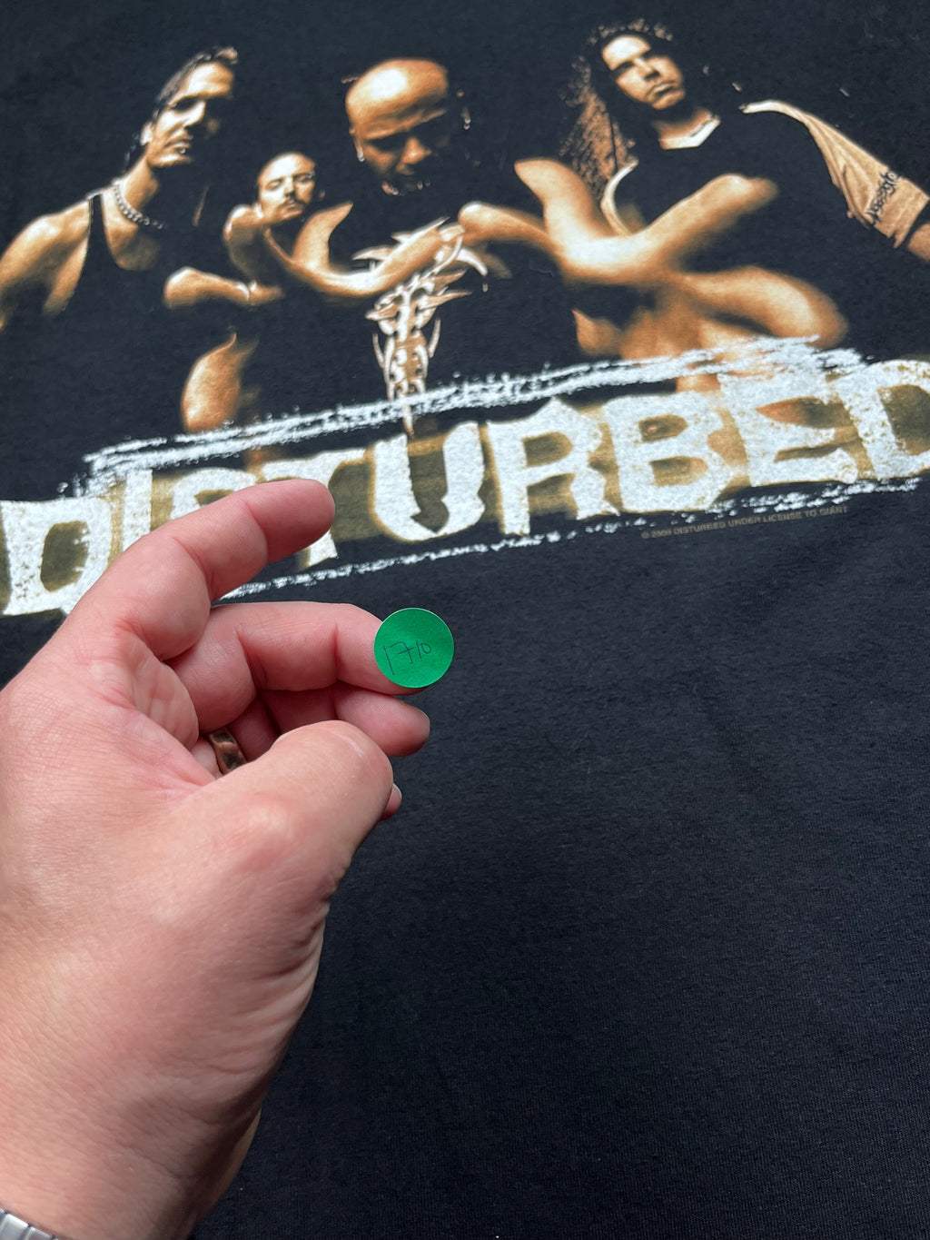 Vintage Disturbed The Sickness Era Band Graphic T-Shirt