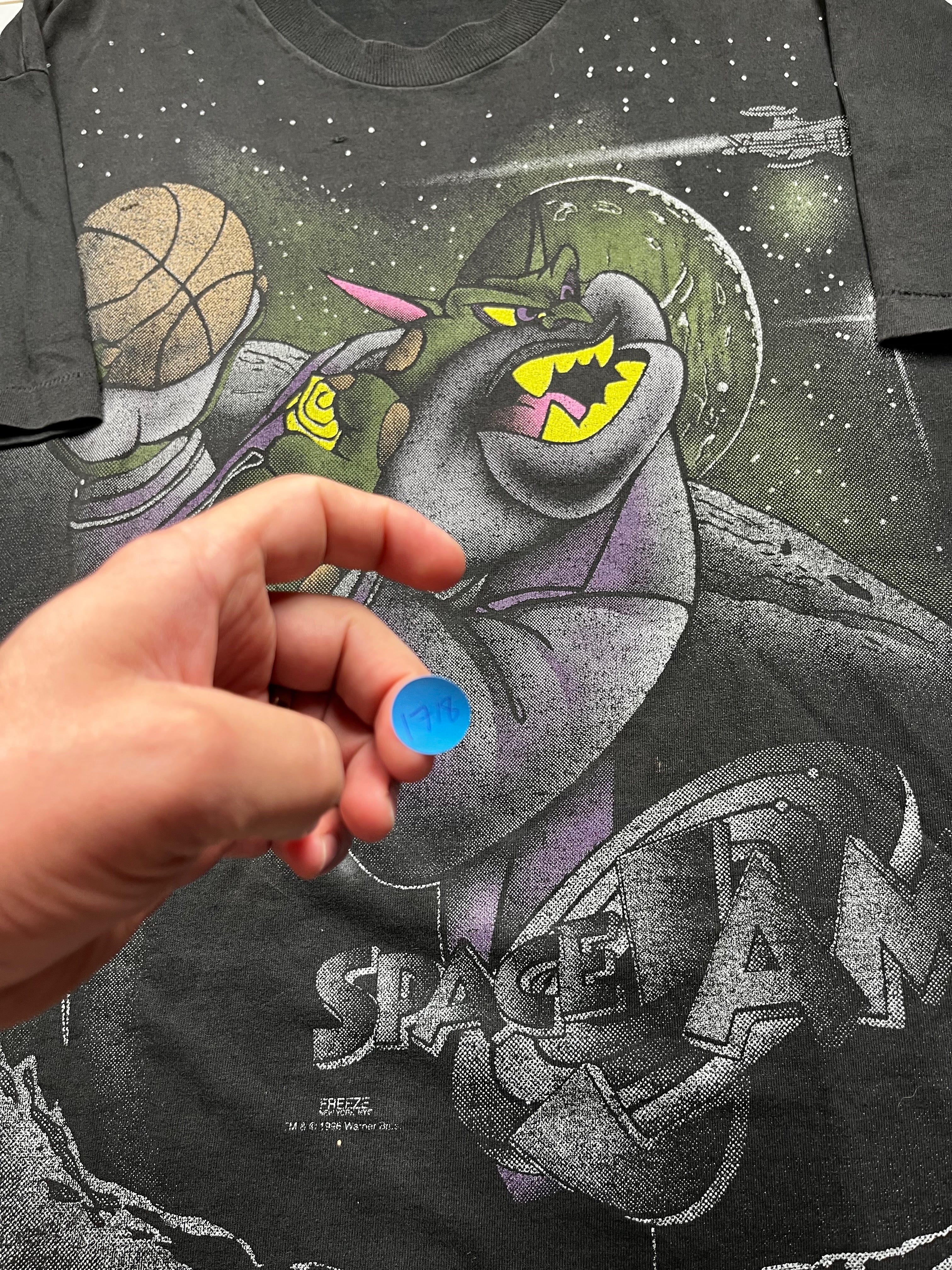 Vintage 1996 Space Jam Monstars All Over Print T-Shirt