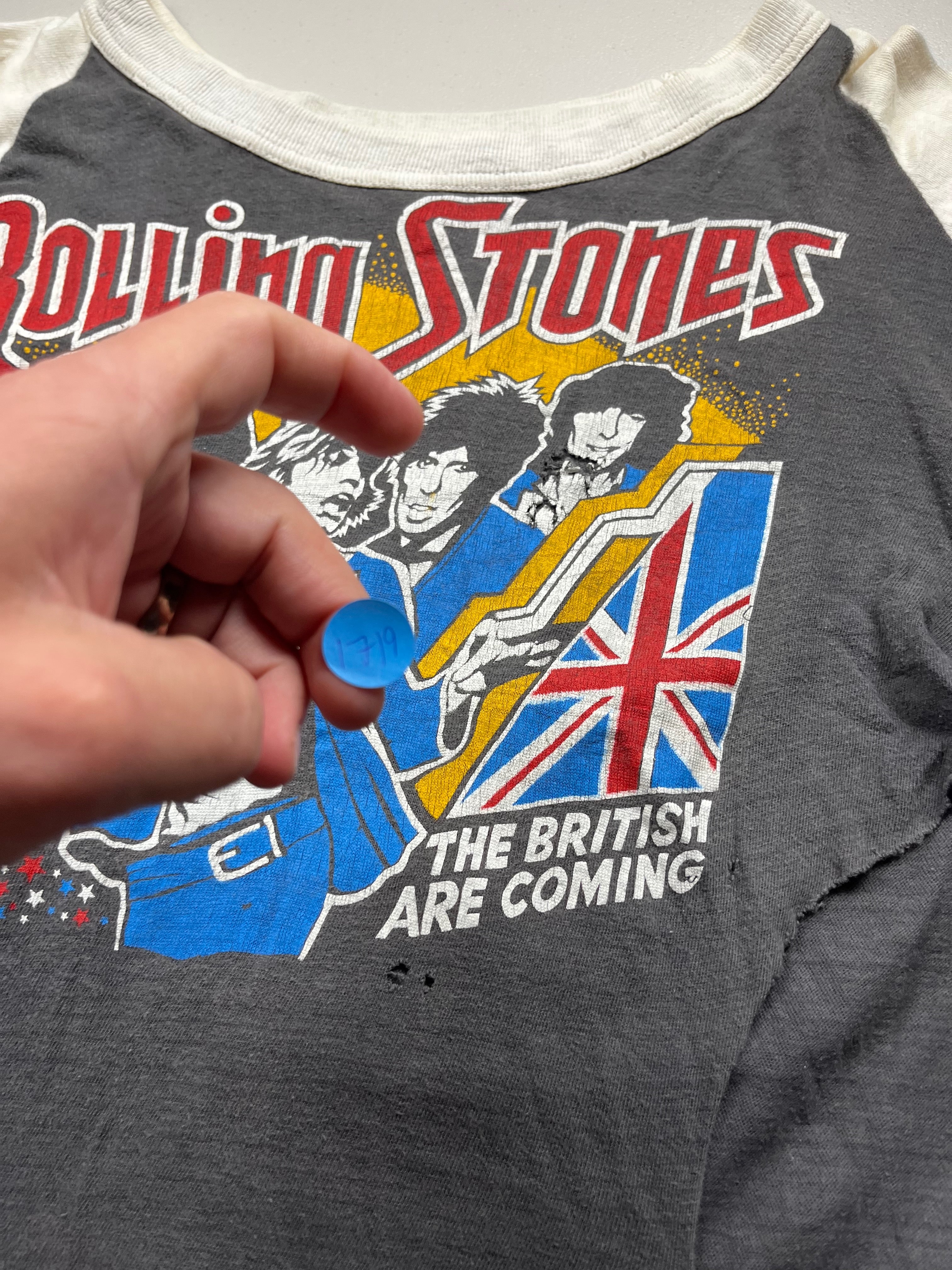 Vintage 1978 Rolling Stones Tour of America Raglan Tee