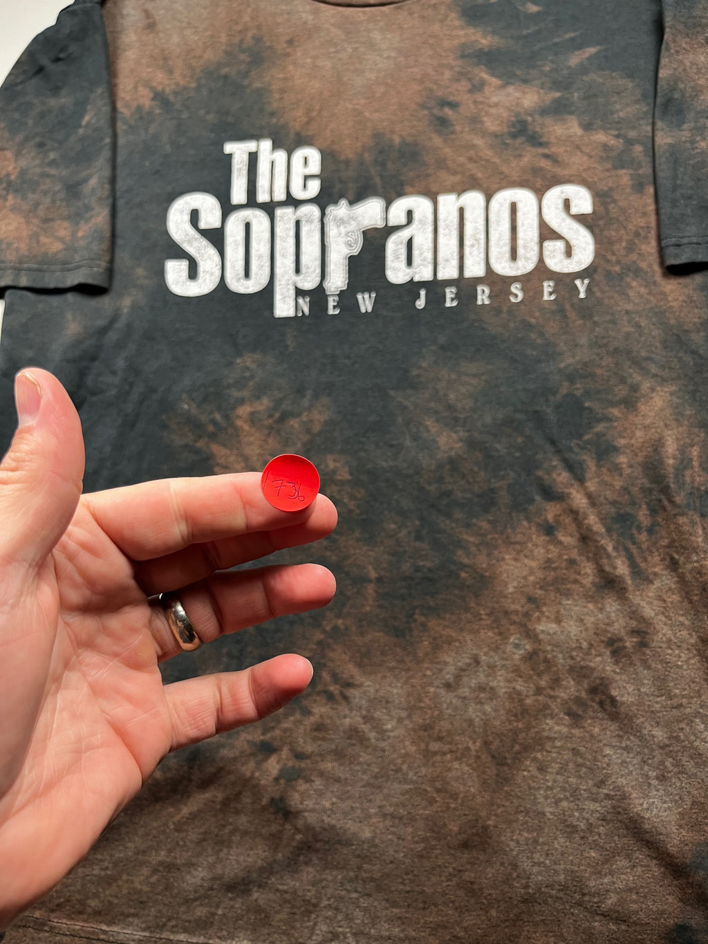 Vintage The Sopranos HBO Series Tie Dye Graphic T-Shirt