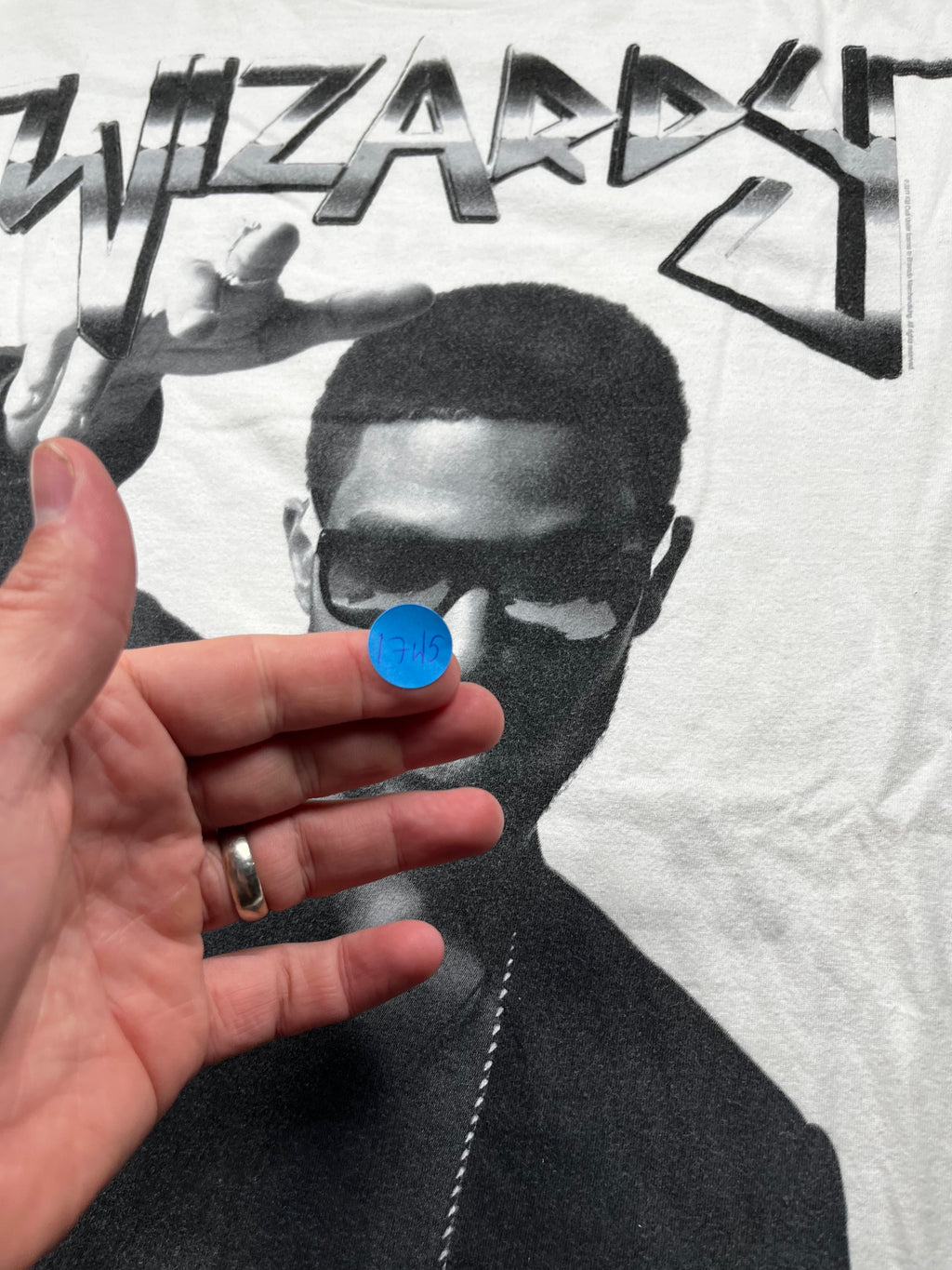 Vintage Kid Cudi Wizard Rap Tour Graphic T-Shirt White