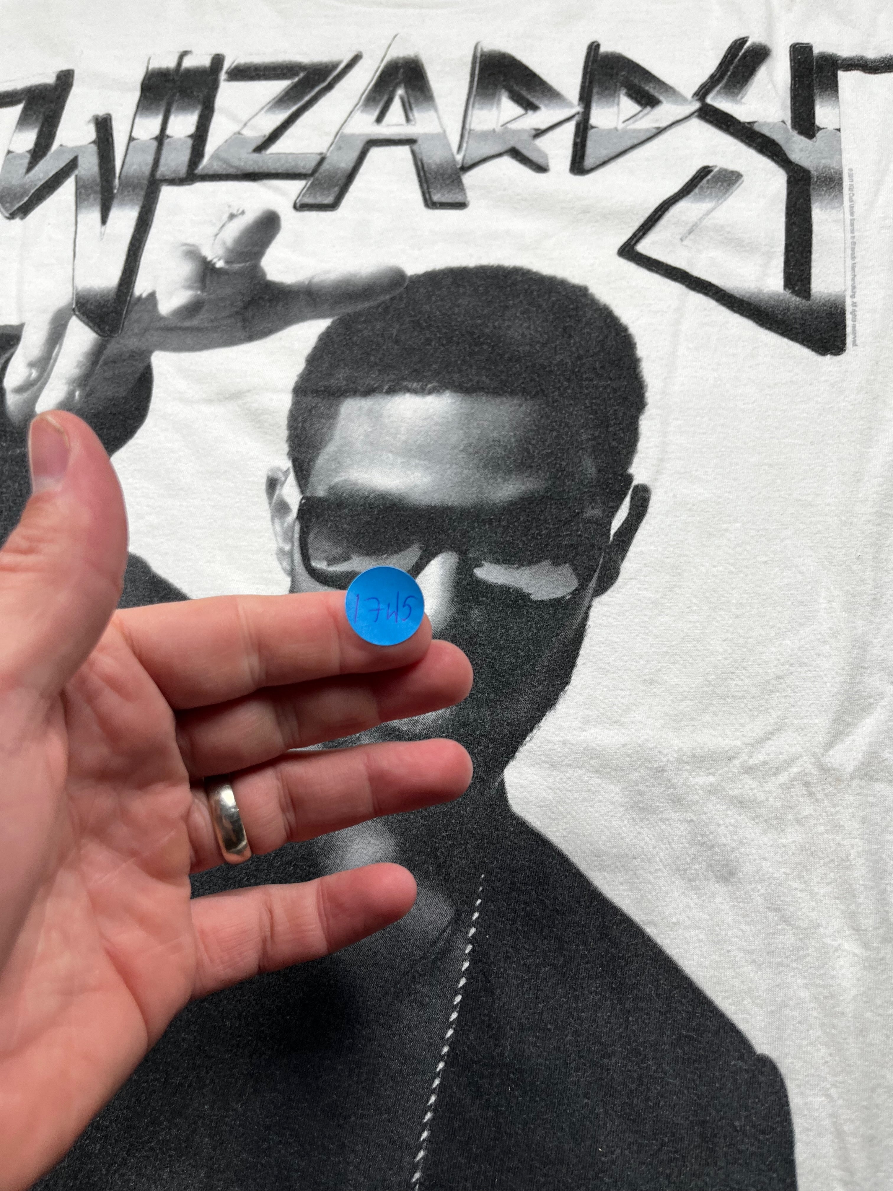 Vintage Kid Cudi Wizard Rap Tour Graphic T-Shirt White
