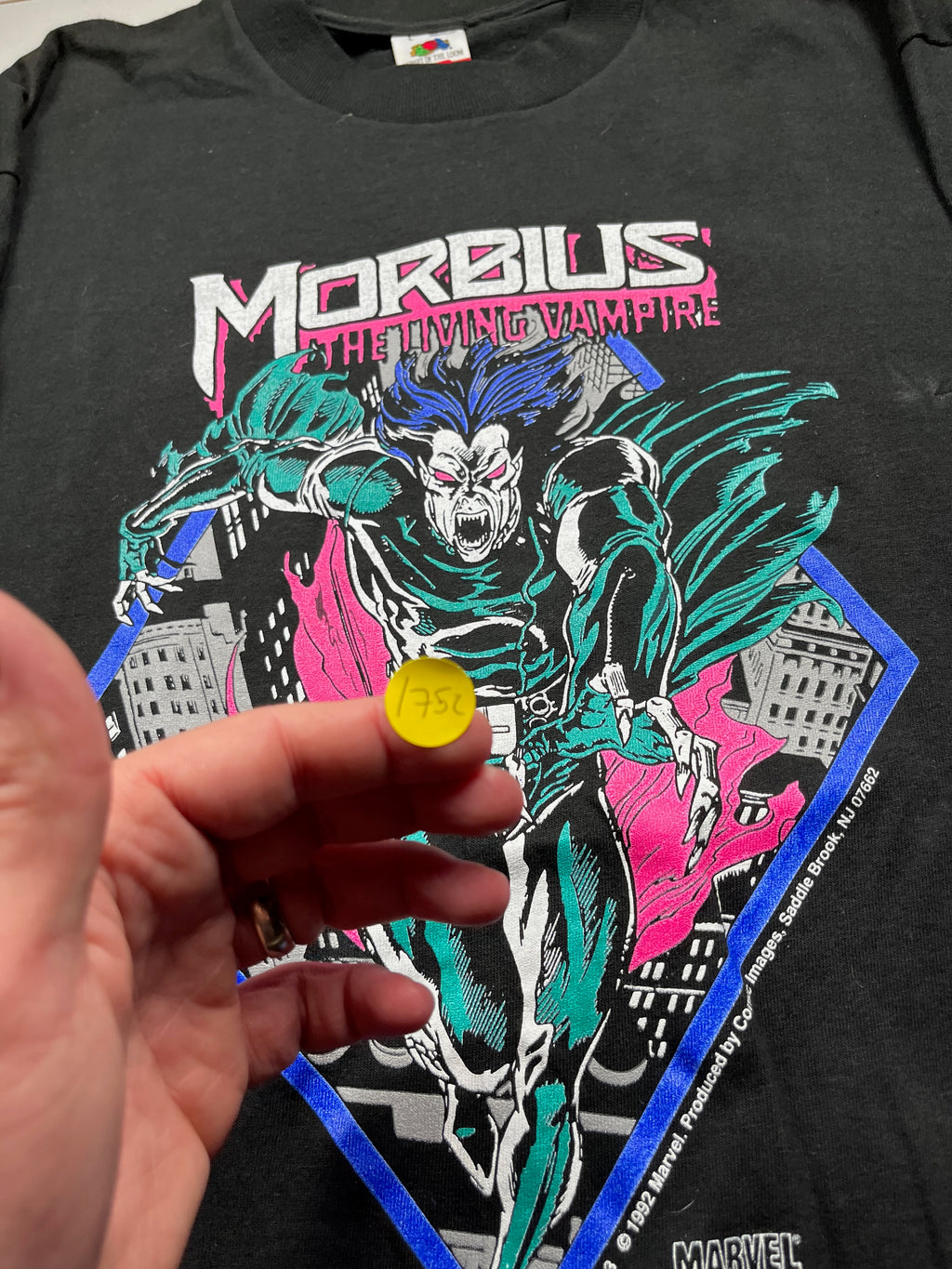 Vintage 1992 Marvel Morbius The Living Vampire T-Shirt