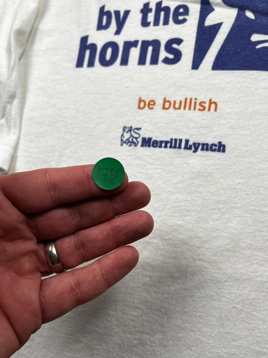 Vintage Merrill Lynch Grab The Bull By The Horns T-Shirt