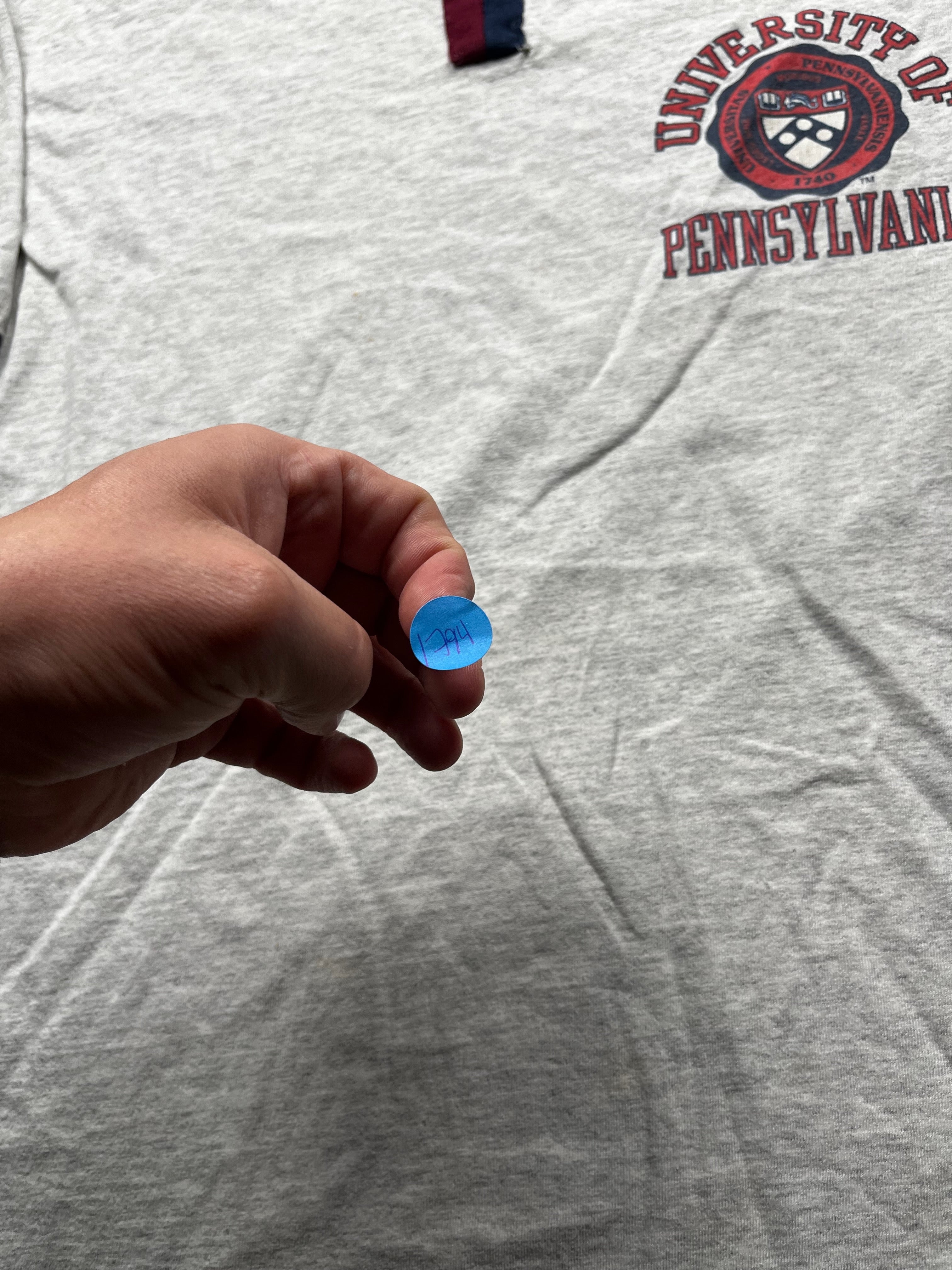 Vintage University of Pennsylvania Henley Ringer T-Shirt